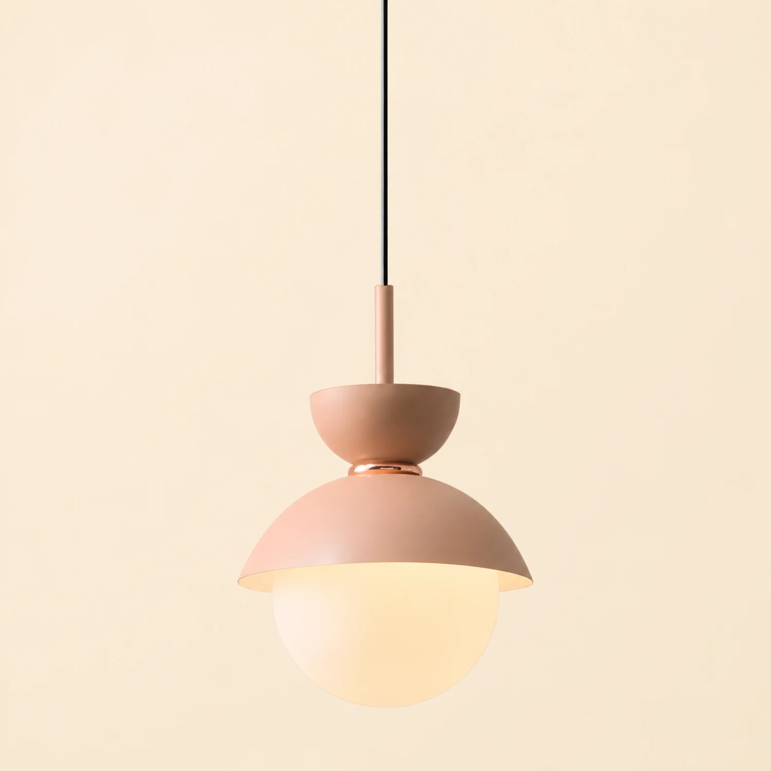 Cairns Nordic Metal Colorful Globe Pendant Light, Bedroom - Lumpaz