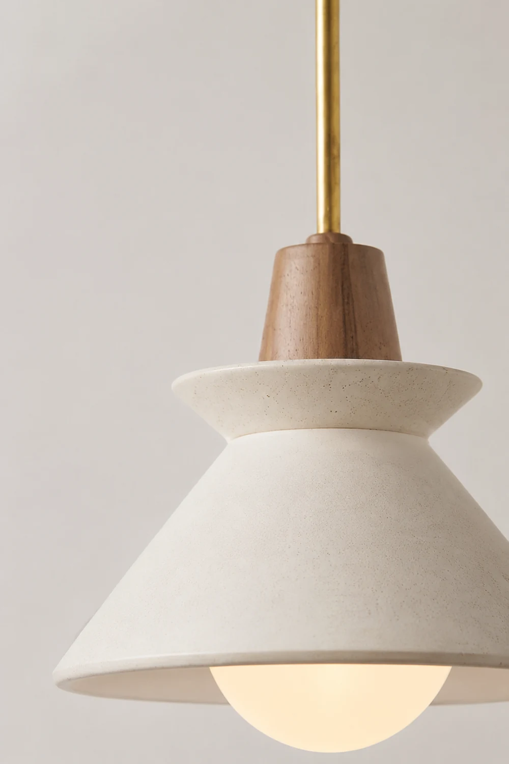 Ozawa Bowl Shade Pendant Light, White - Lumpaz