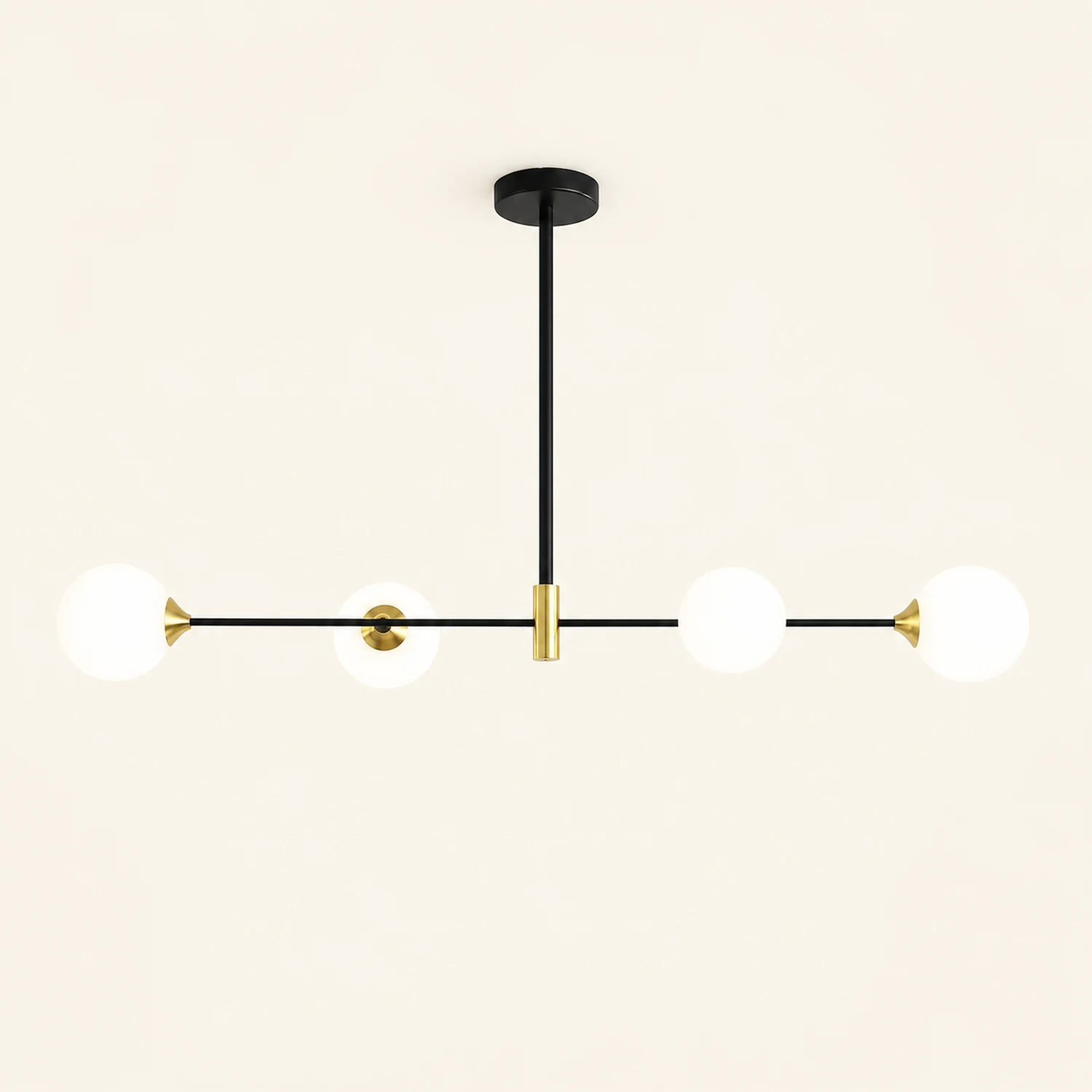 Valentina Nordic Bubble Metal Pendant Light, Black - Lumpaz