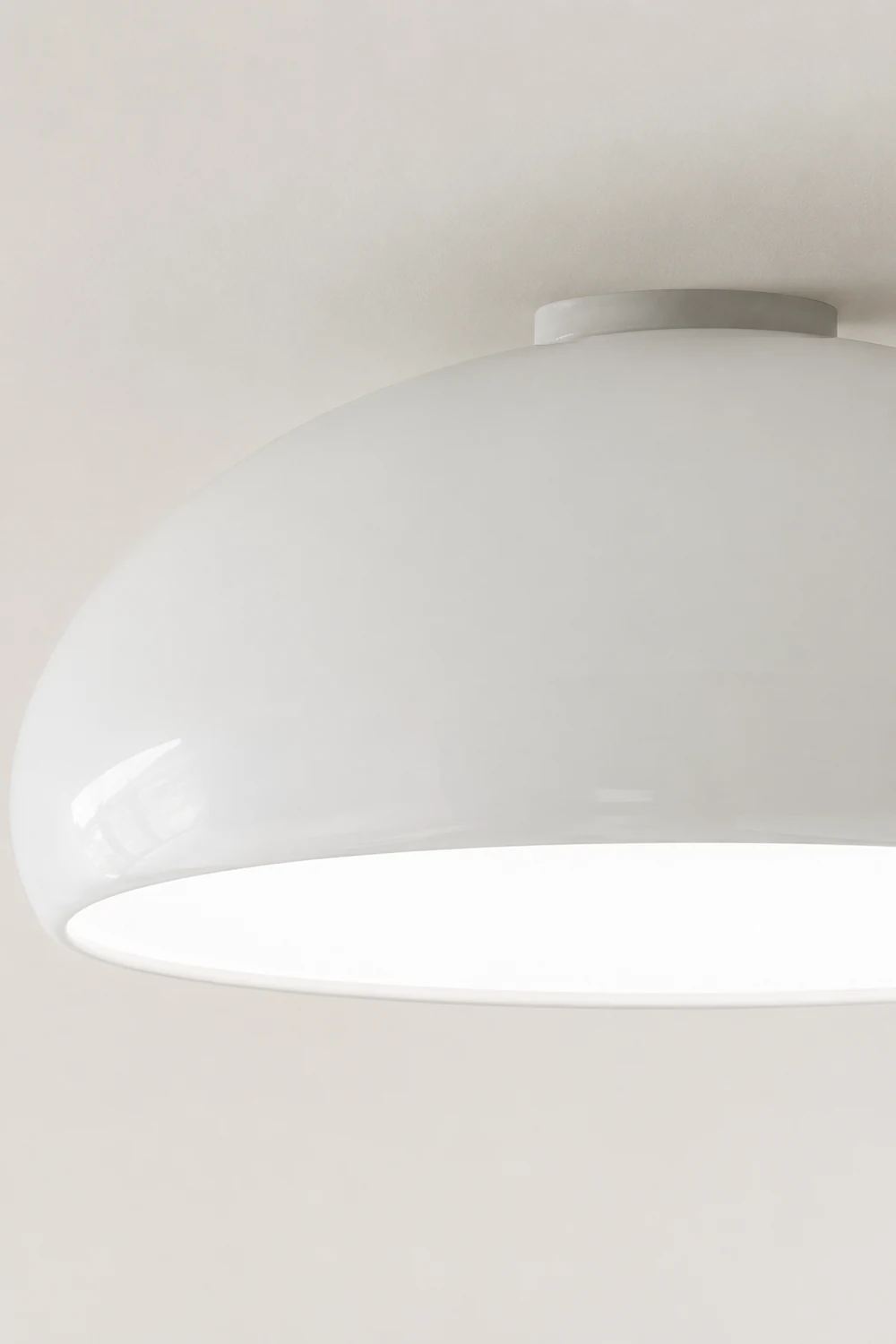Morandi Vintage LED Ceiling Light White/Black/Red/Orange Metal Bedroom/Living Room - Lumpaz
