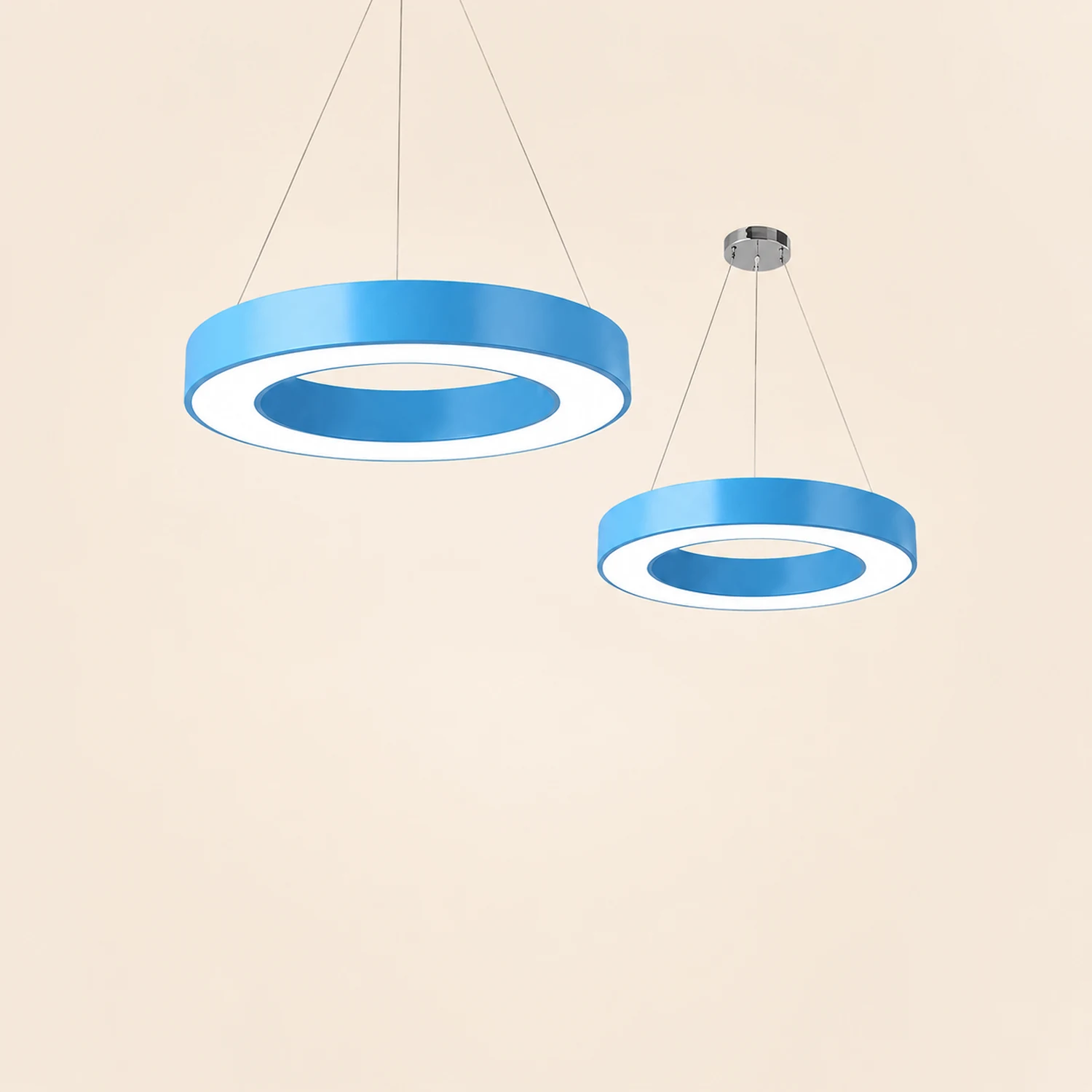 Morandi O Shape Modern Simple Pendant Light, 4 Color - Lumpaz