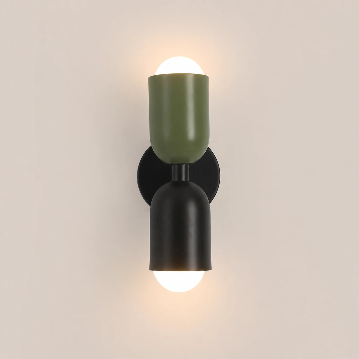 Morandi Modern Art Decoration Double-Headed Colorful Wall Lamp - Lumpaz