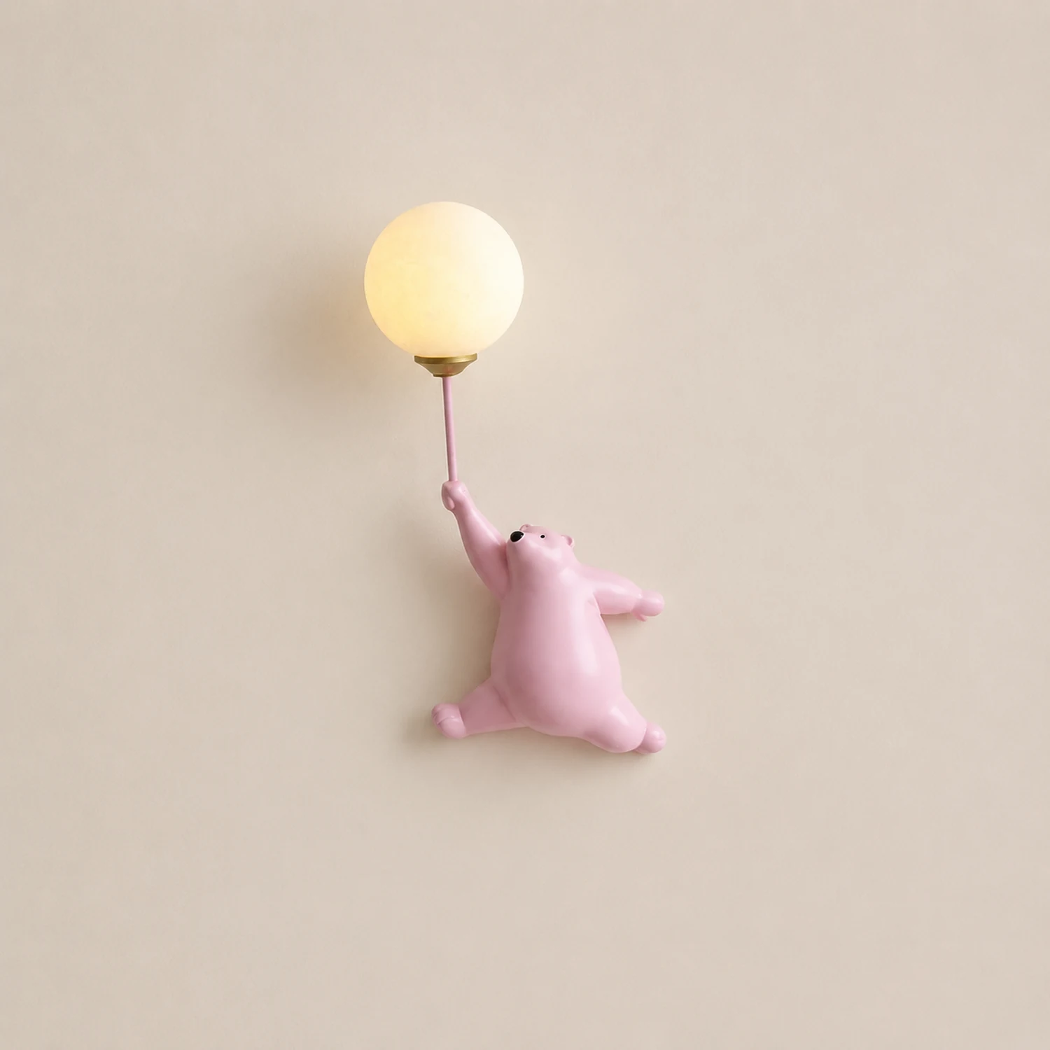 Fateh Wall Reading Lamp Bear Balloon Bedroom/Bedside/Study - Lumpaz
