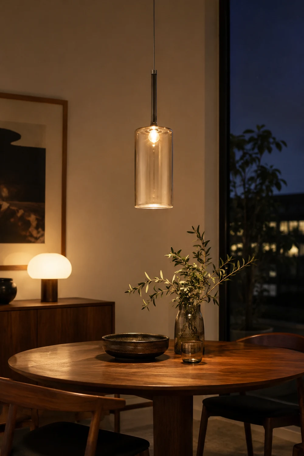 Hailie Minimalist Modern Glass LED Pendant Light 3 Style - Lumpaz
