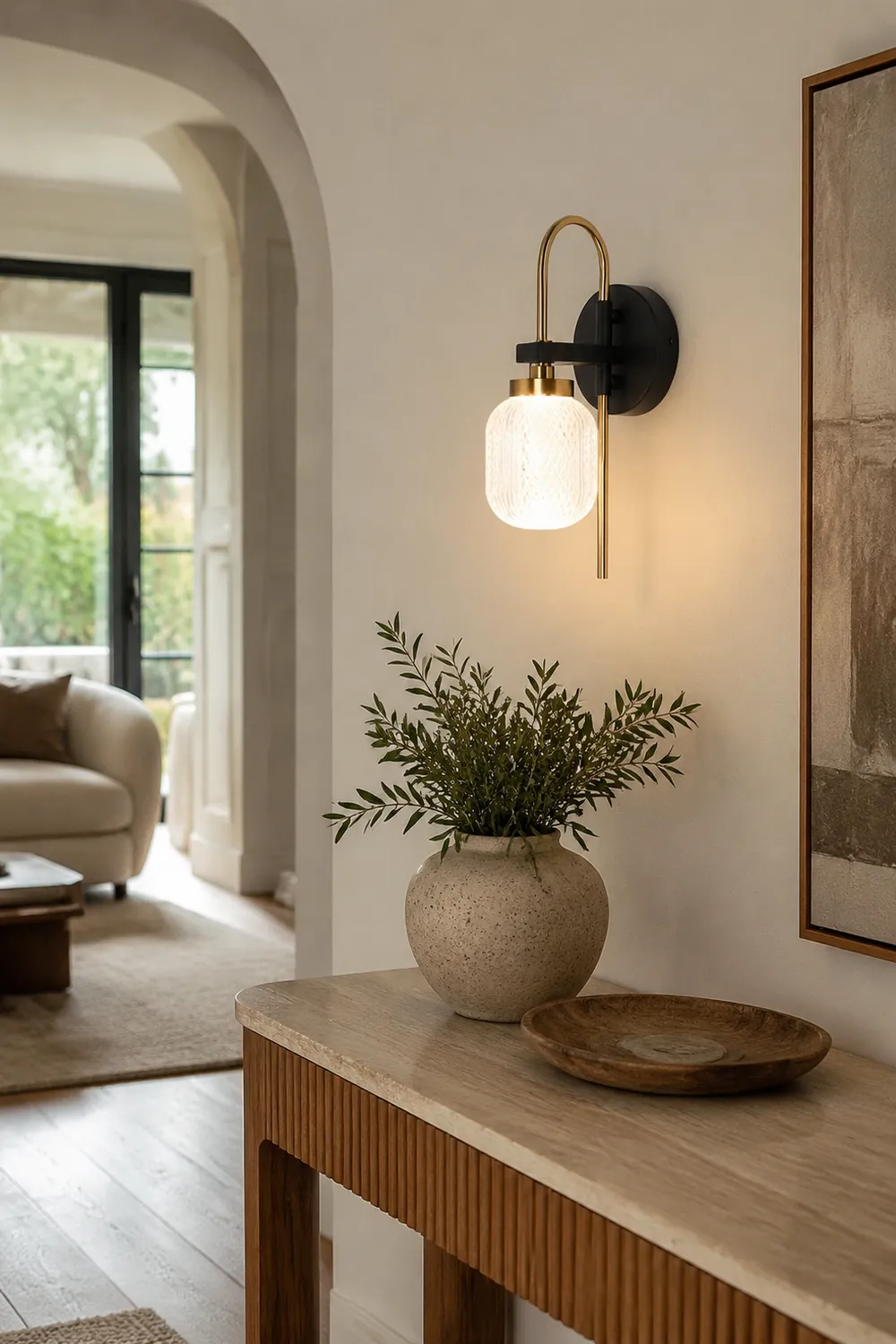 Blair Modern Metal/Acrylic Wall Lamp, 2 Style - Lumpaz