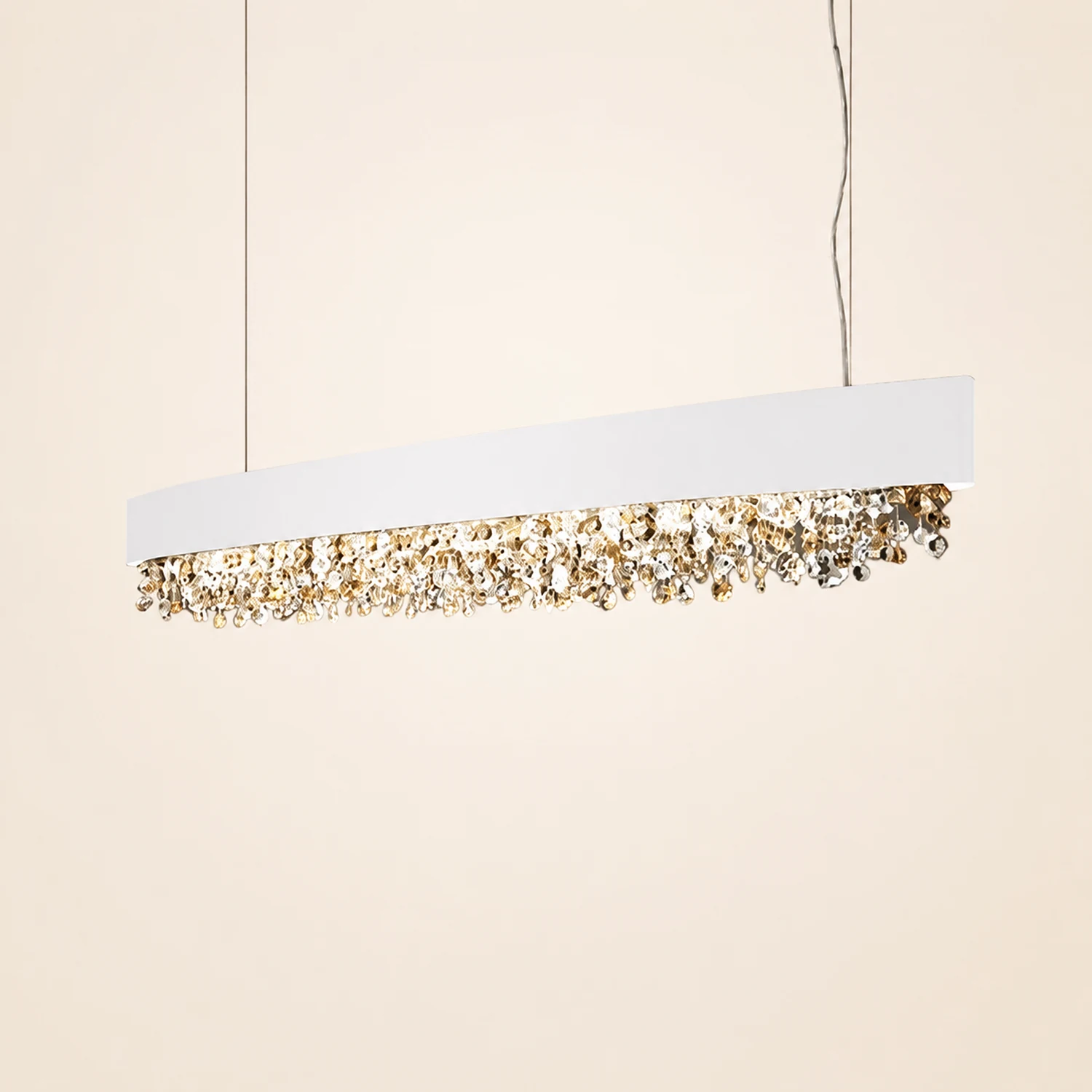 Marilyn Modern Crystal Pendant Light Black/White/Brown/Gold - Lumpaz