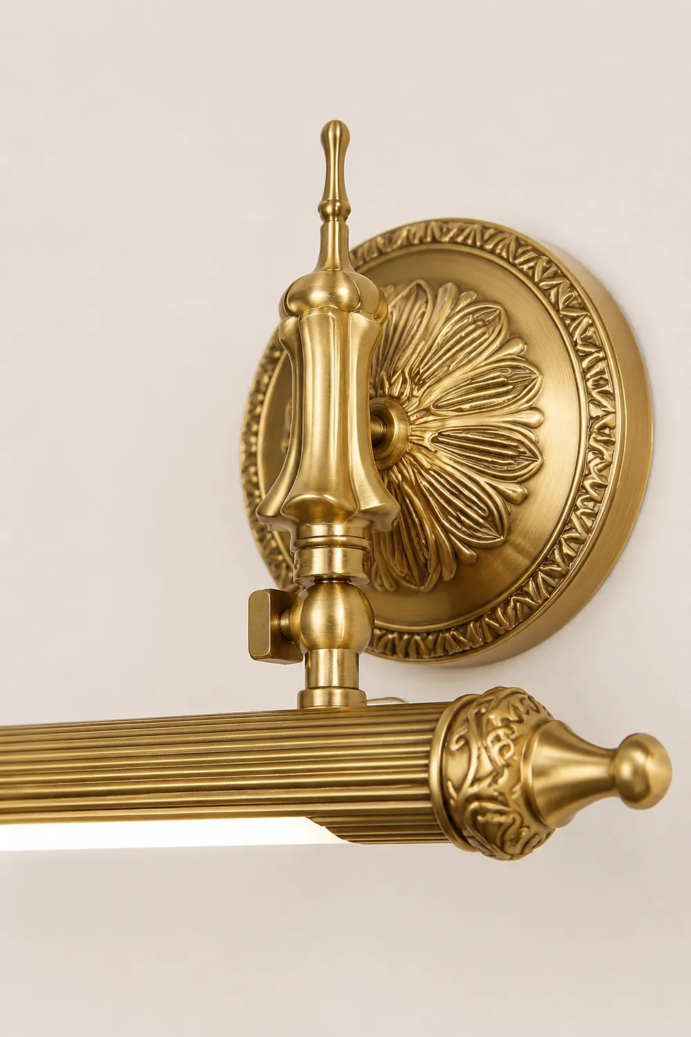 Félicie Vintage Linear Resin&Glass Wall Lamps, Gold - Lumpaz