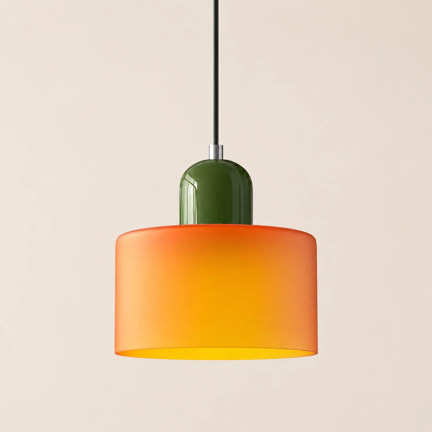 Morandi Modern White Glass Kitchen Island Pendant Light - Lumpaz