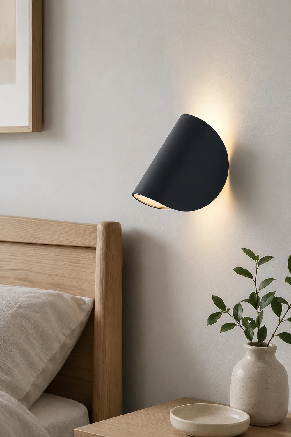 Eveline LED Wall Reading Lamp 360° Rotatable, Bedside & Living Room - Lumpaz