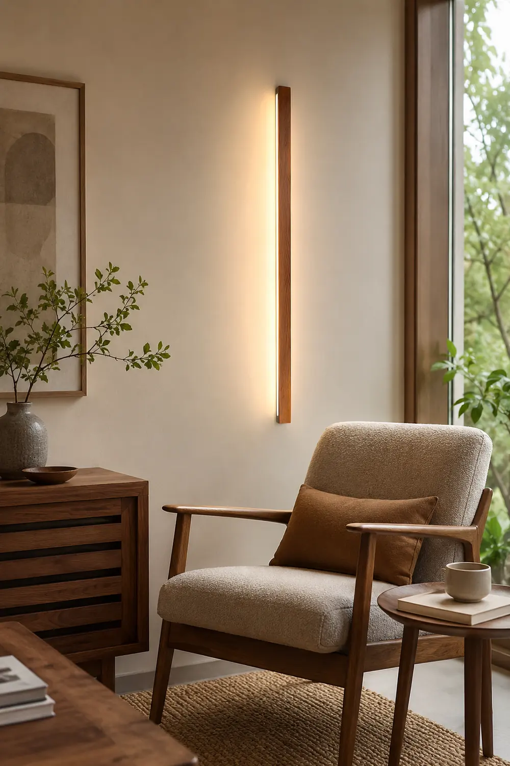 Ozawa Wall Lamp Dimmable, 23.5"/31.5"/39.3"/47.2" - Lumpaz