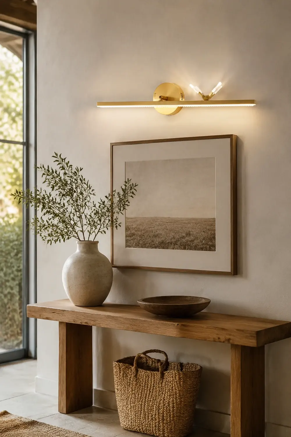 Kady Luxury Butterfly Linear Wall Lamp, Metal/Acrylic, Gold - Lumpaz