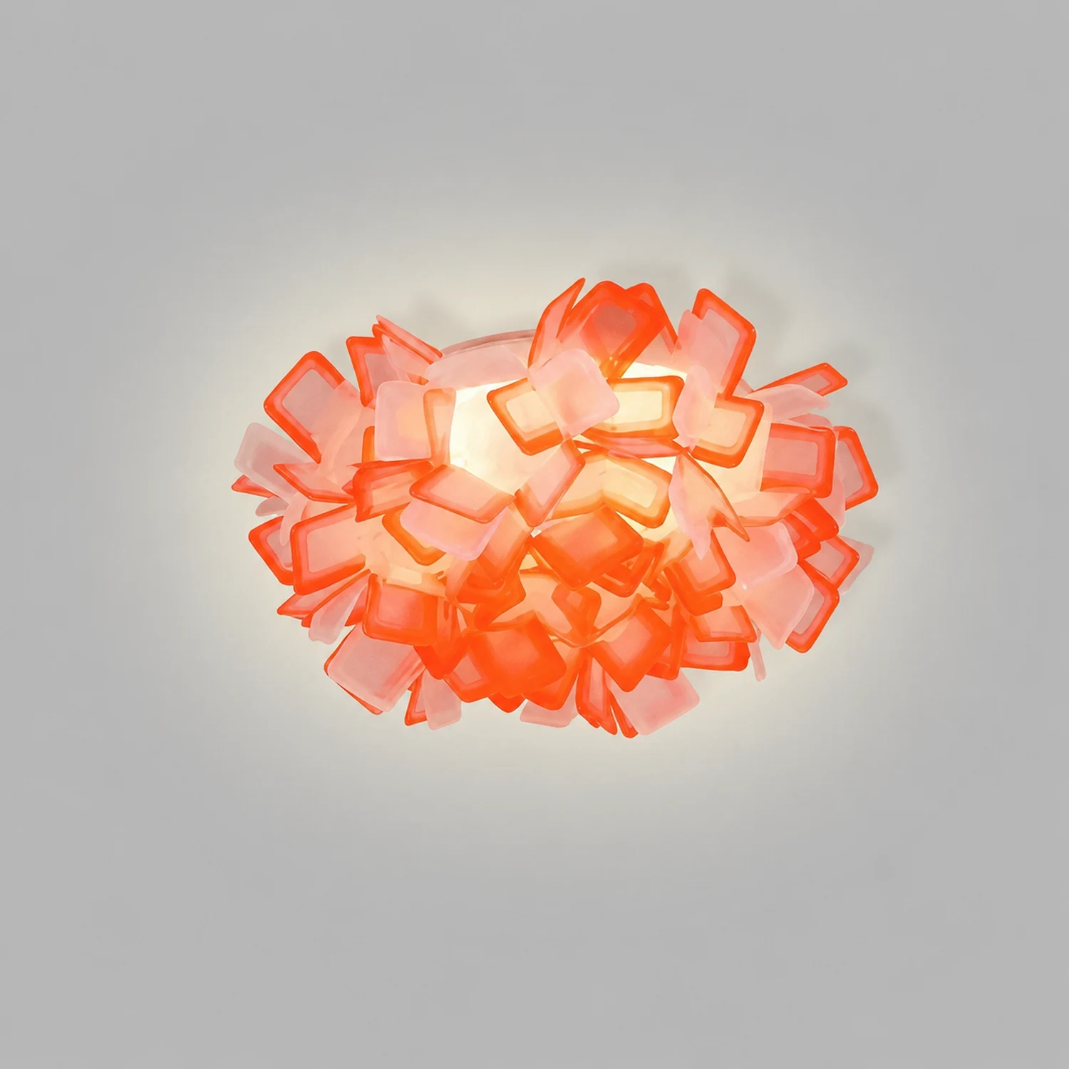 Morandi Art Deco Flower Acrylic Flush Mount Ceiling Light 7 Colors - Lumpaz