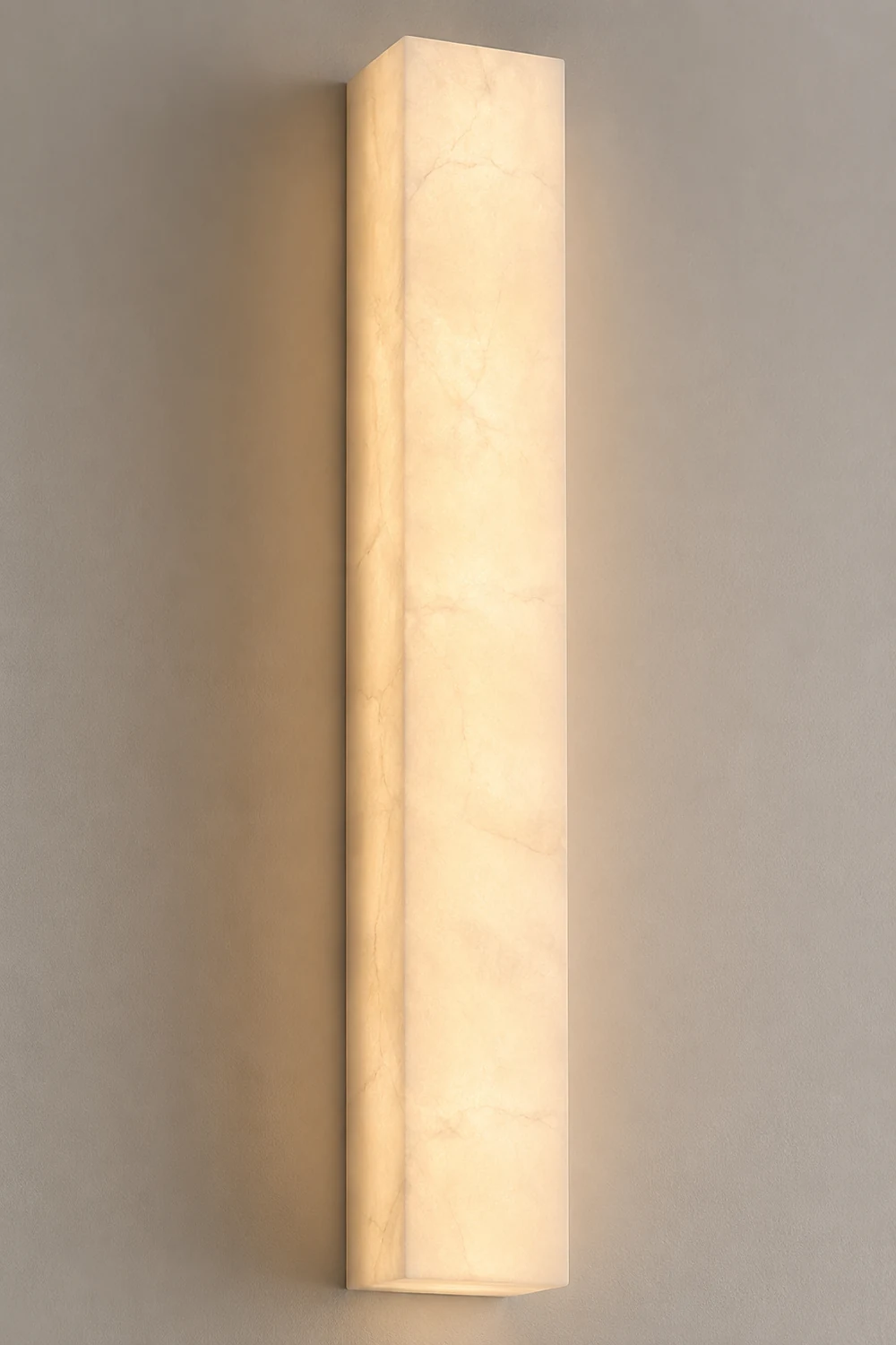 Edge Modern Rectangular Resin Outdoor Wall Lamp, White - Lumpaz