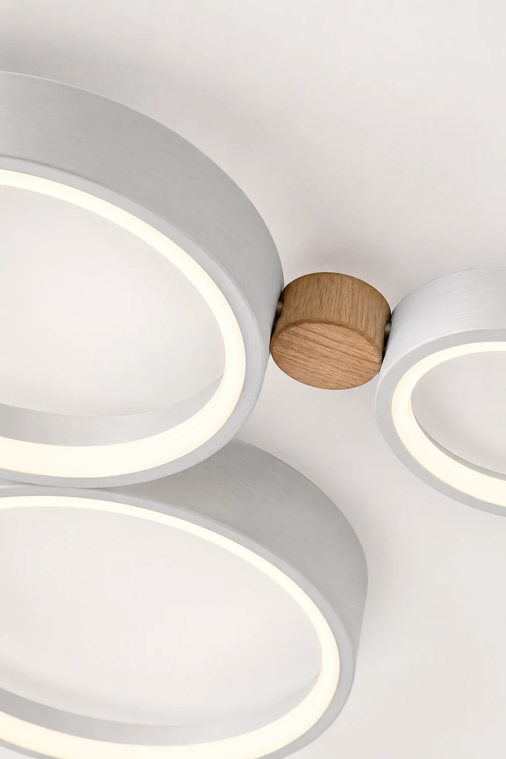 Sienna Round Flush Mount Ceiling Light White Gray Green Bedroom - Lumpaz