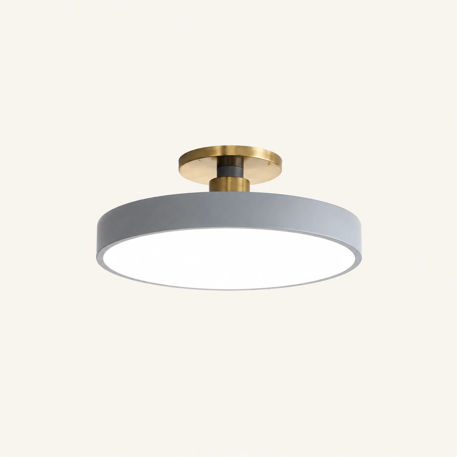 Morandi Nordic Minimalist Round Flush Mount Ceiling Light - Lumpaz