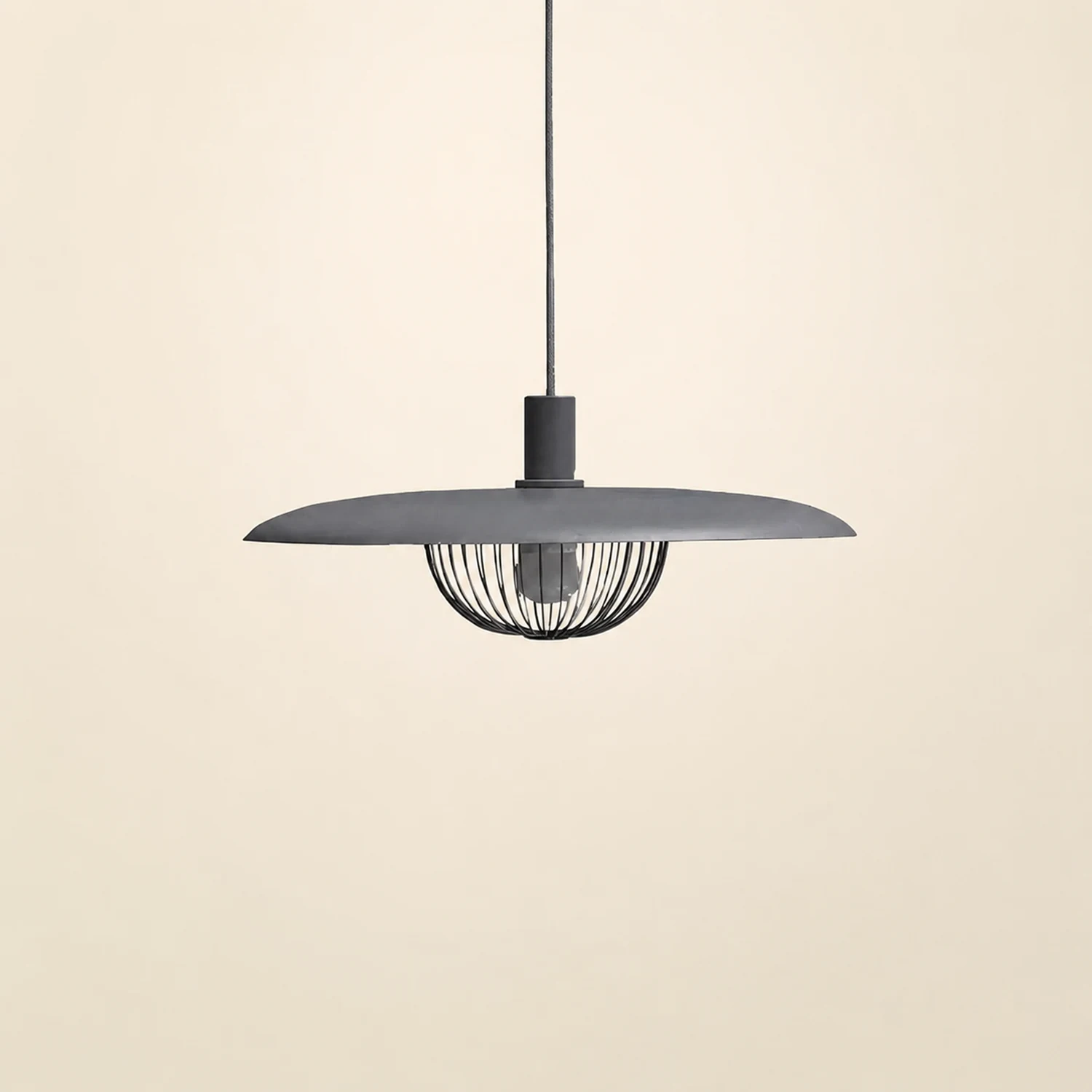 Cairns Modern Nordic Sutle Metal Pendant Light, Gold/Brown/Gray/Brown/Wood - Lumpaz