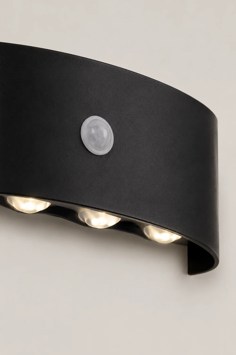 Orr Modern Simple Metal/Acrylic Fixtures Up And Down LED Light Wall Lamp, Black/White - Lumpaz