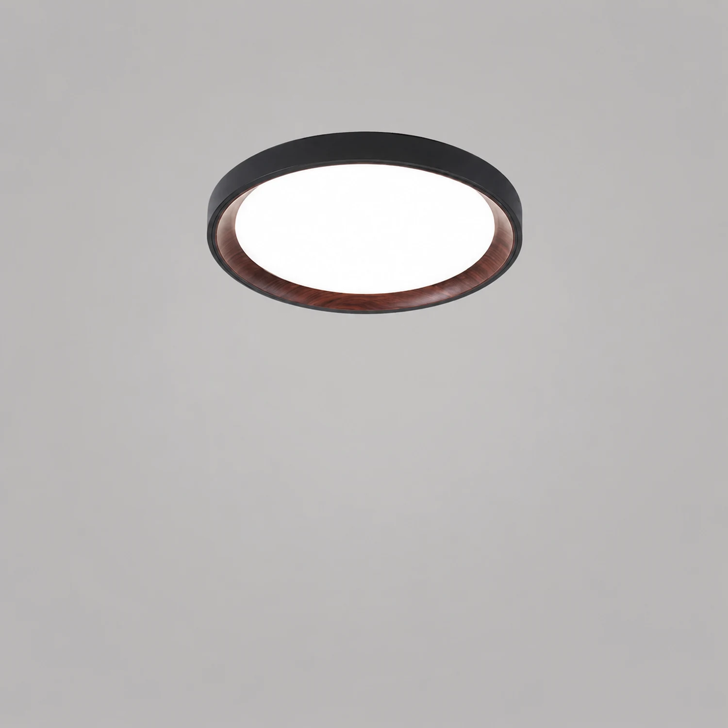 Quinn Modern LED Flush Mount Lighting White Wood/Acrylic Kitchen - Lumpaz