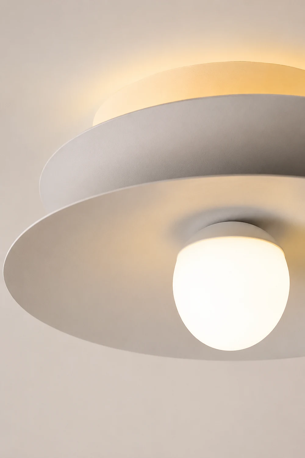 Bella Modern LED Ceiling Light White Red Black Lamp Metal Balcony - Lumpaz