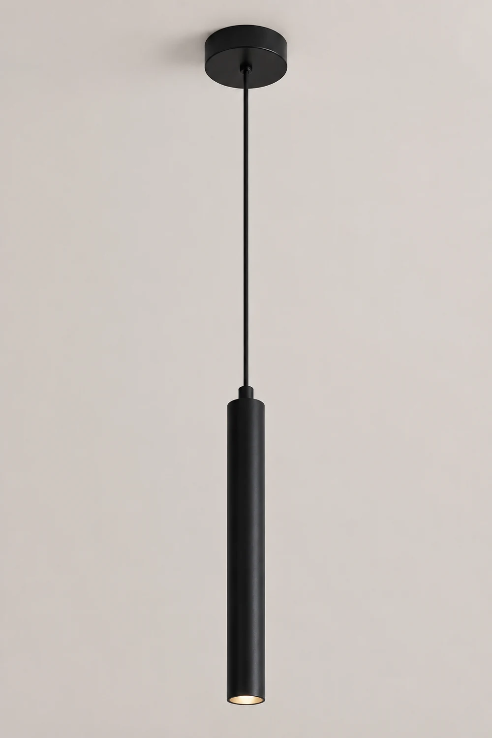 Sanna Minimalist LED Metal Pendant Light Black Living Room/Bedroom - Lumpaz