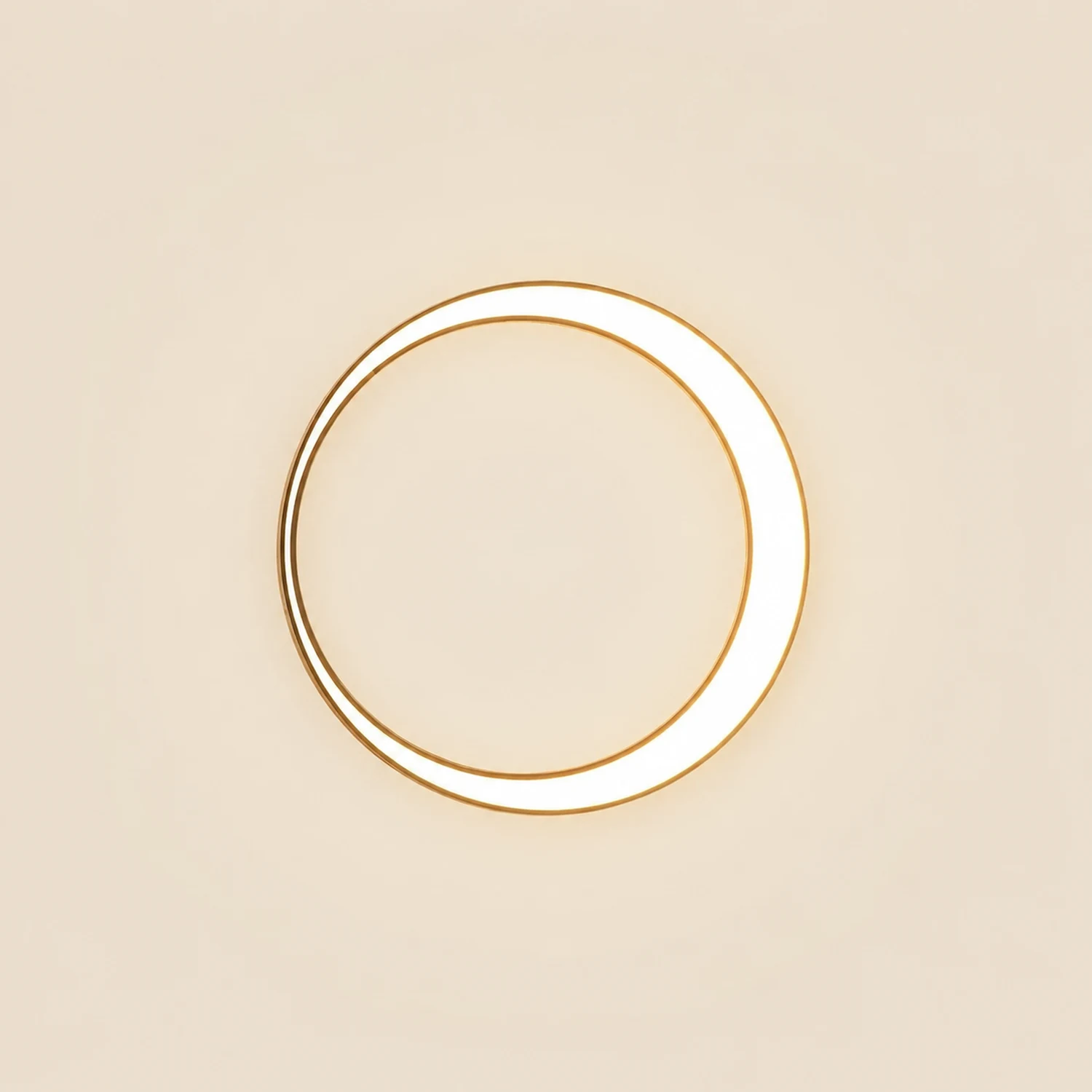 Elif Modern Ring Metal Wall Light, Art, Outdoor - Lumpaz