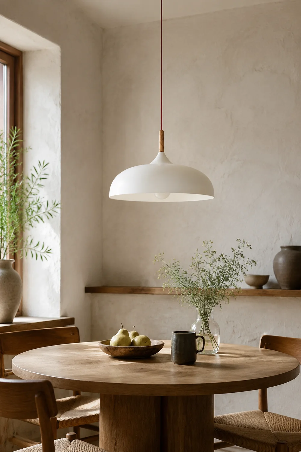 Leilani Modern Pendant Light Dome Macaron Metal Dining Room - Lumpaz