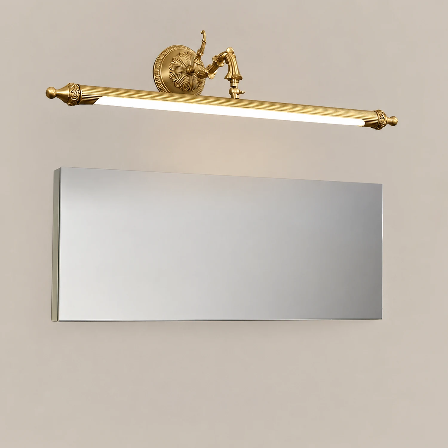 Félicie Vintage Linear Resin&Glass Wall Lamps, Gold - Lumpaz