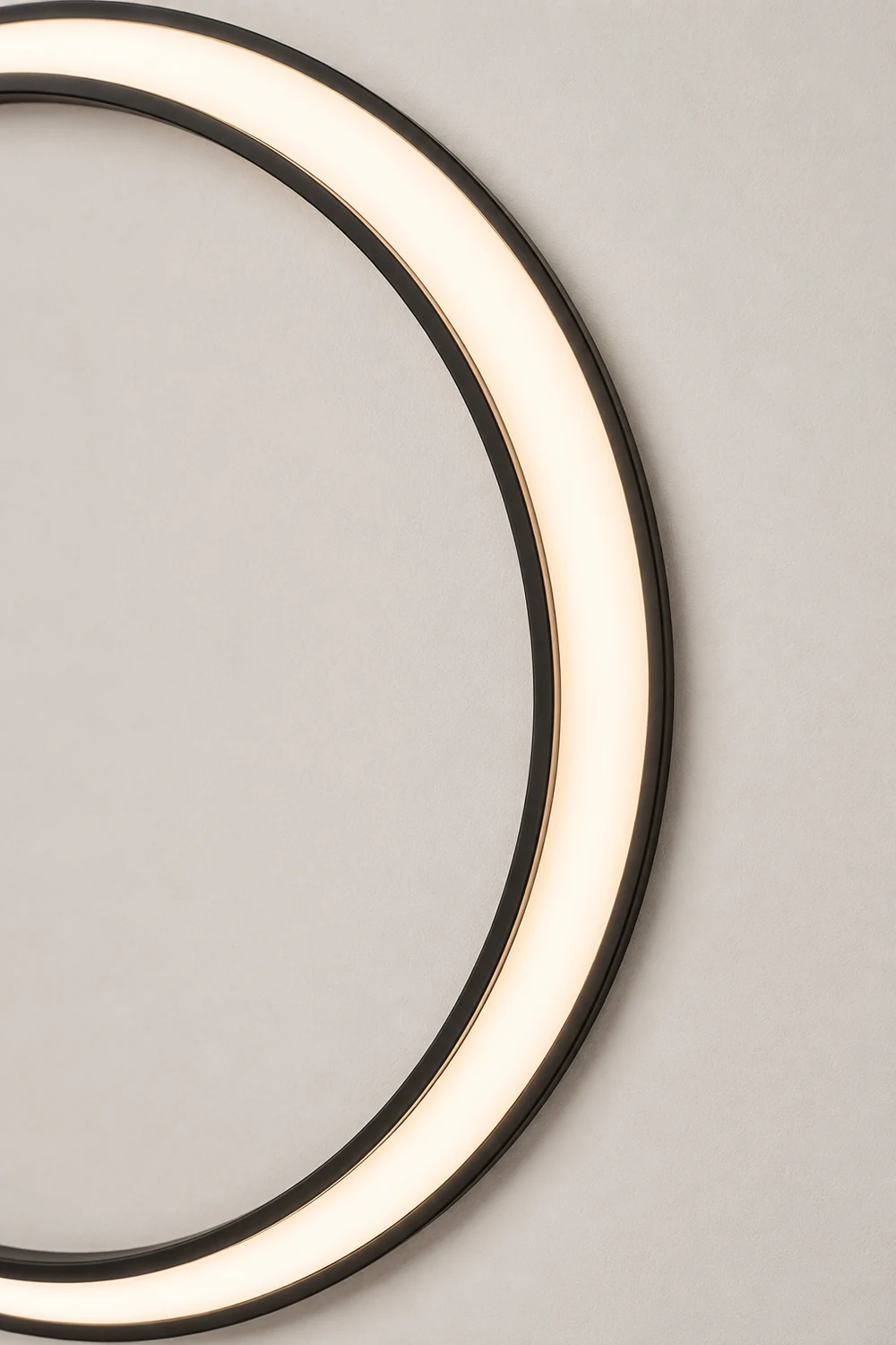 Elif Modern Ring Metal Wall Light, Art, Outdoor - Lumpaz