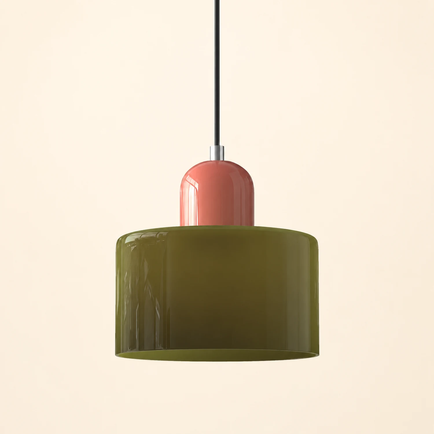 Morandi Modern White Glass Kitchen Island Pendant Light - Lumpaz