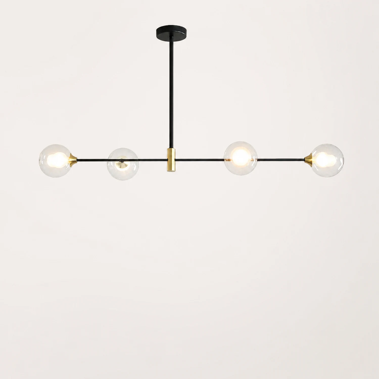 Valentina Nordic Bubble Metal Pendant Light, Black - Lumpaz