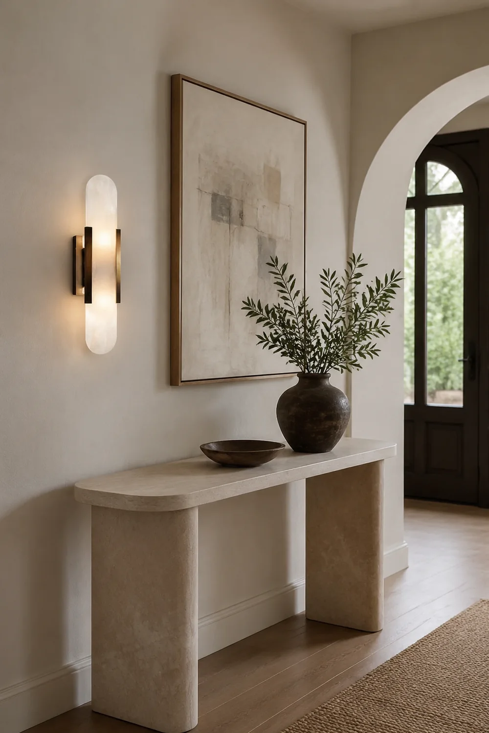 Chan Dolomite Wall Mounted Reading Light Sconces, Black & Gold - Lumpaz