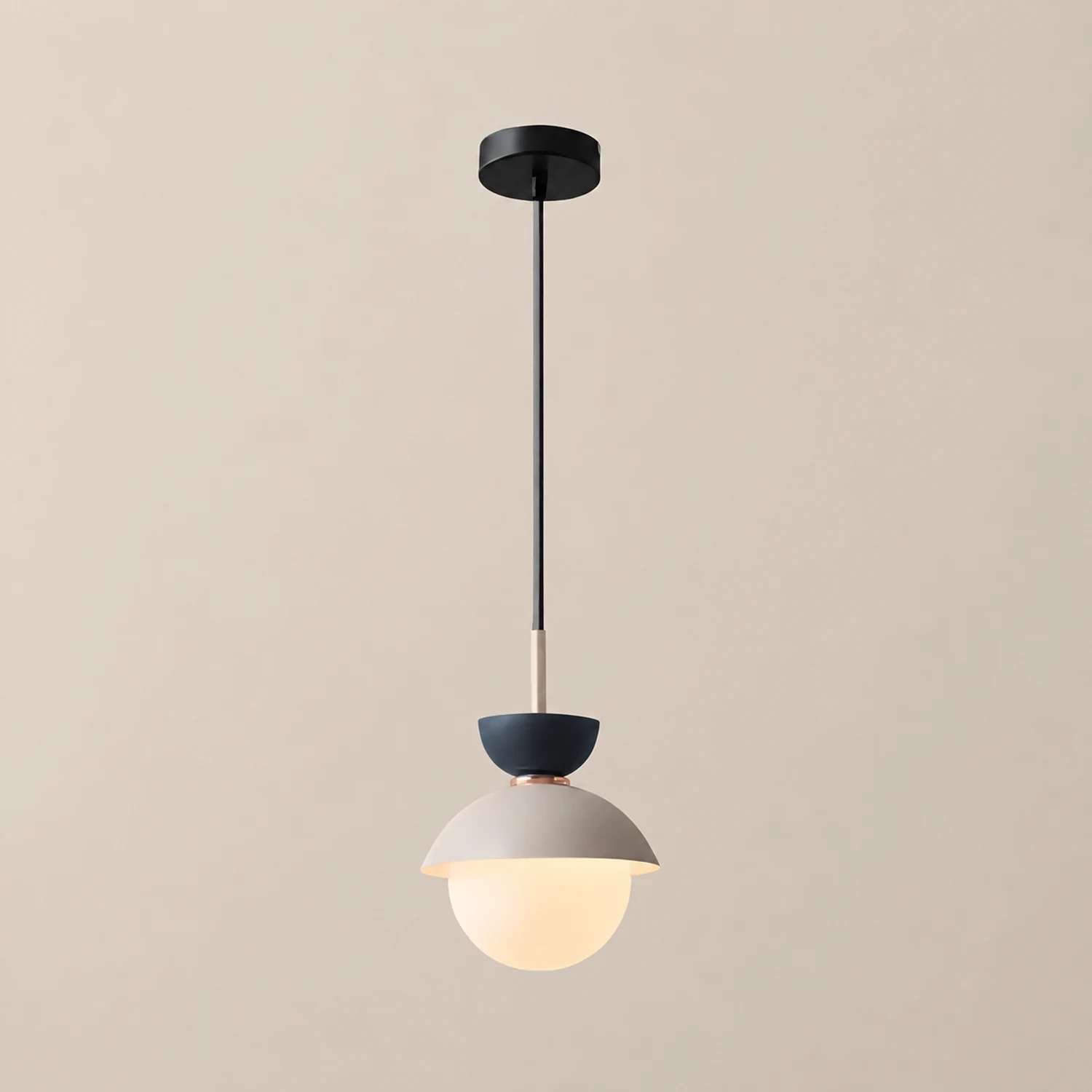 Cairns Nordic Metal Colorful Globe Pendant Light, Bedroom - Lumpaz