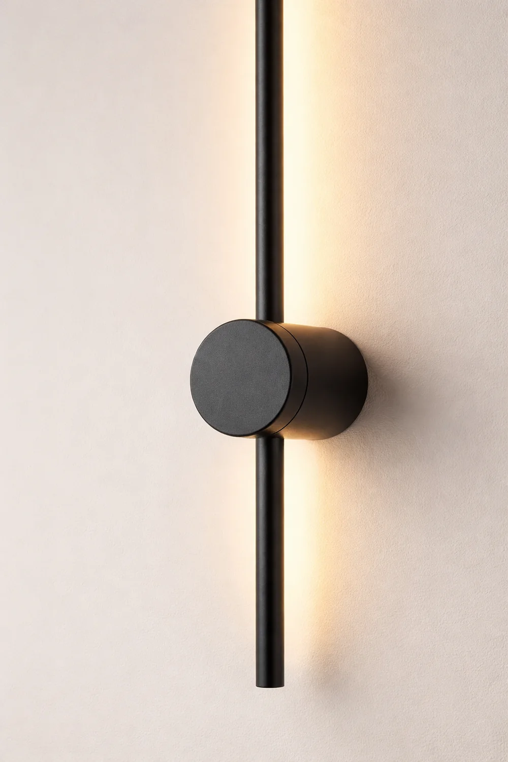 Edge Minimalist Rotatable Linear Outdoor Wall Lamp Black Corridor - Lumpaz