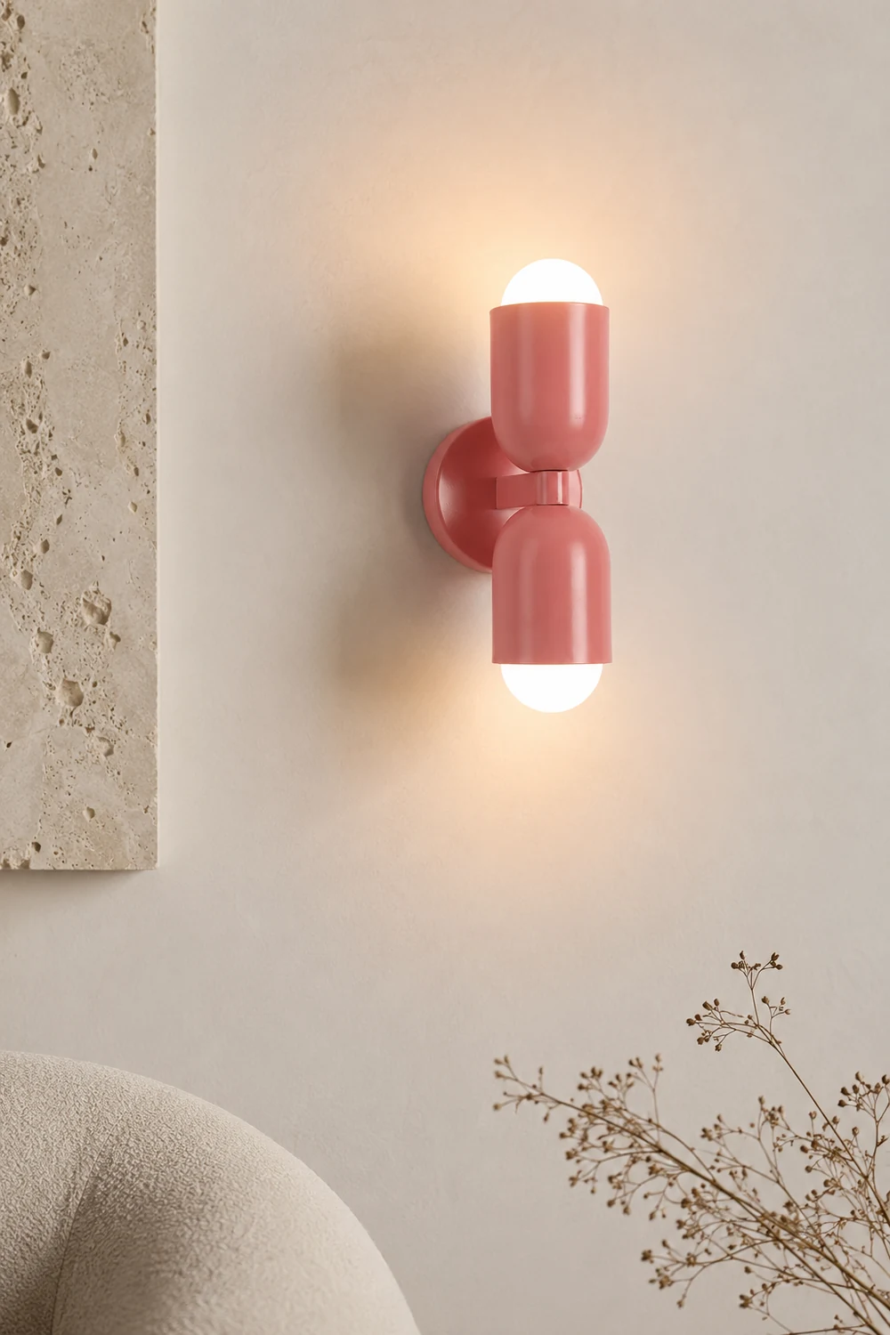 Morandi Modern Art Decoration Double-Headed Colorful Wall Lamp - Lumpaz