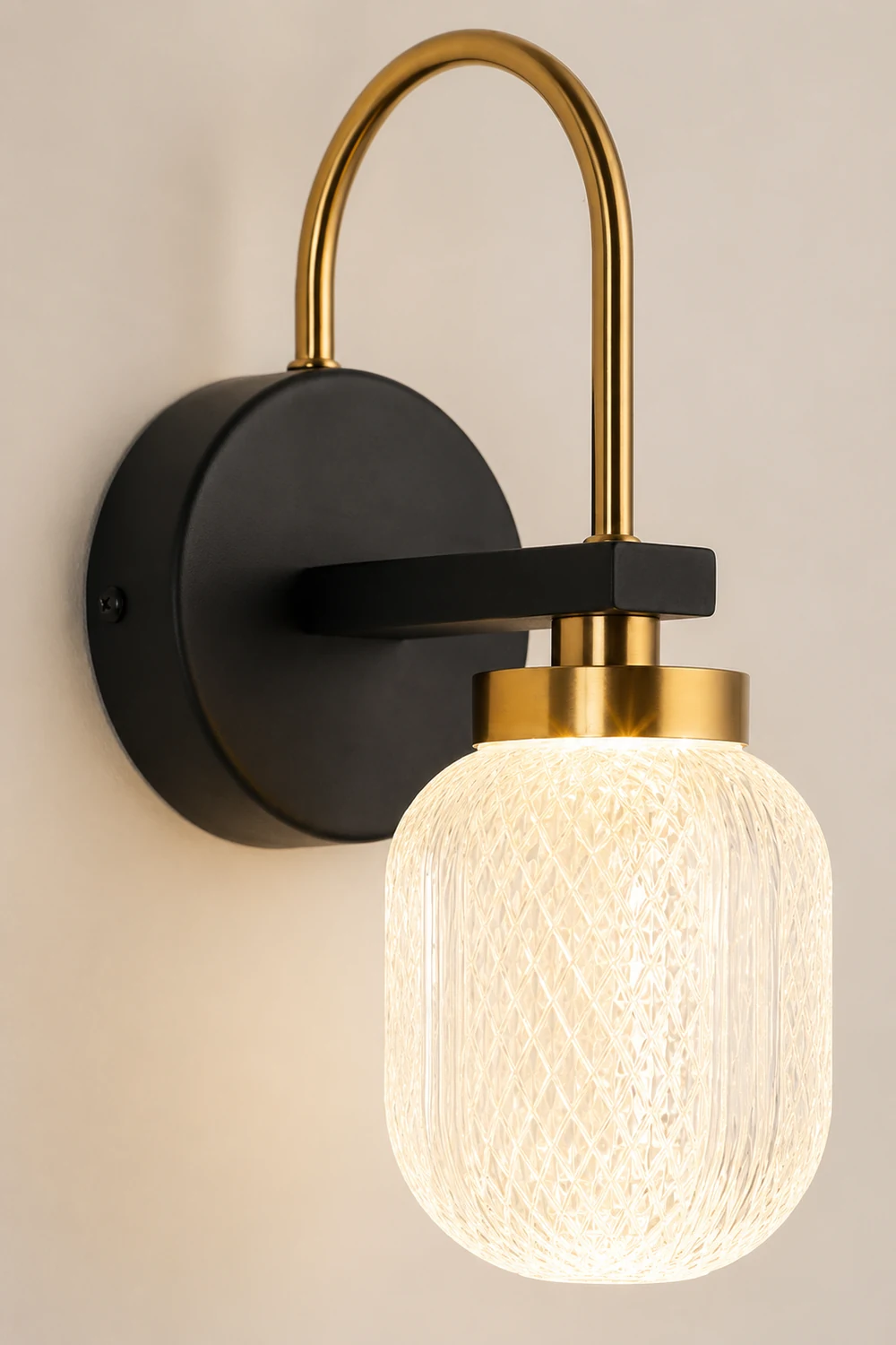Blair Modern Metal/Acrylic Wall Lamp, 2 Style - Lumpaz