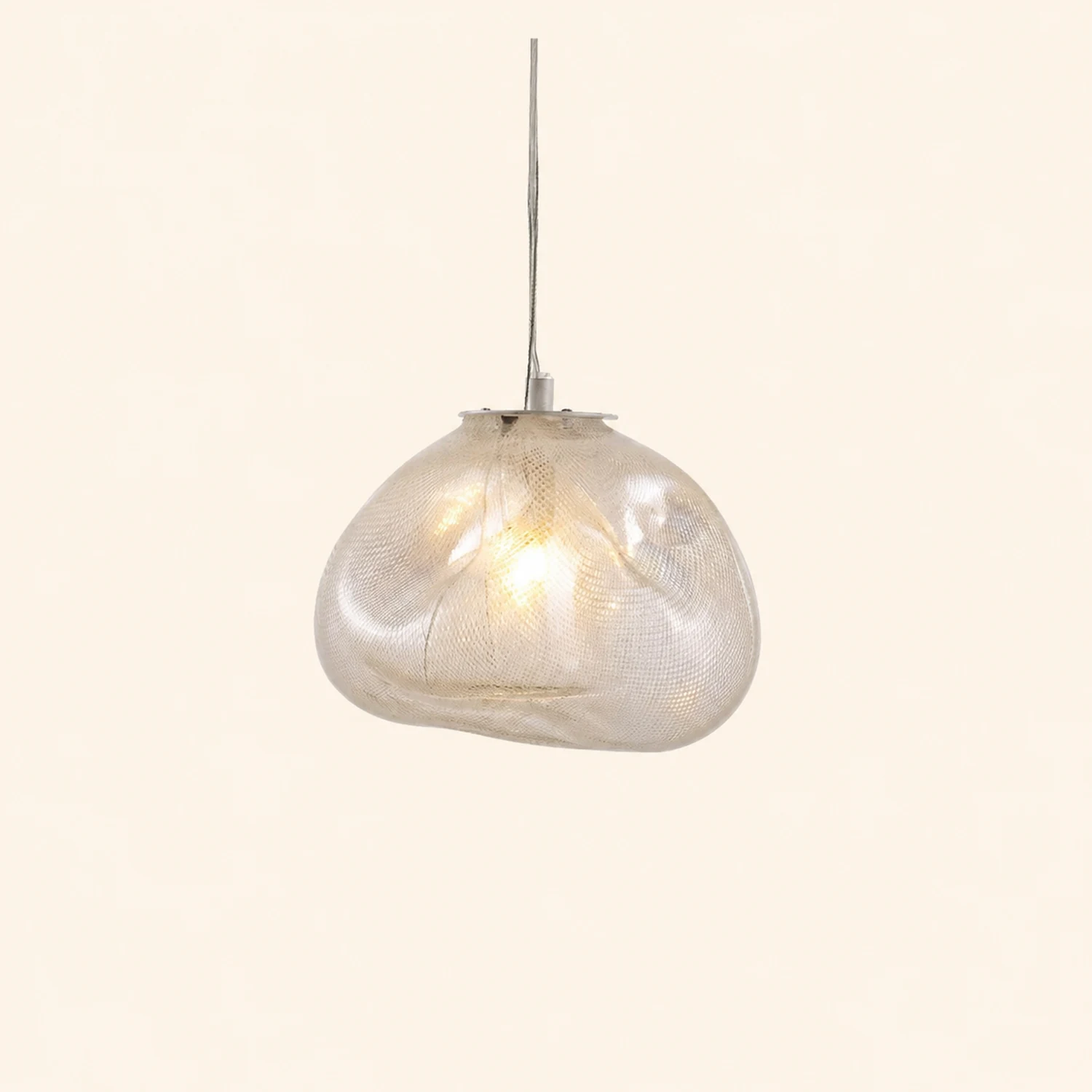 Byers Minimalist Spherical Metal/Glass Pendant Light, 3 Color - Lumpaz