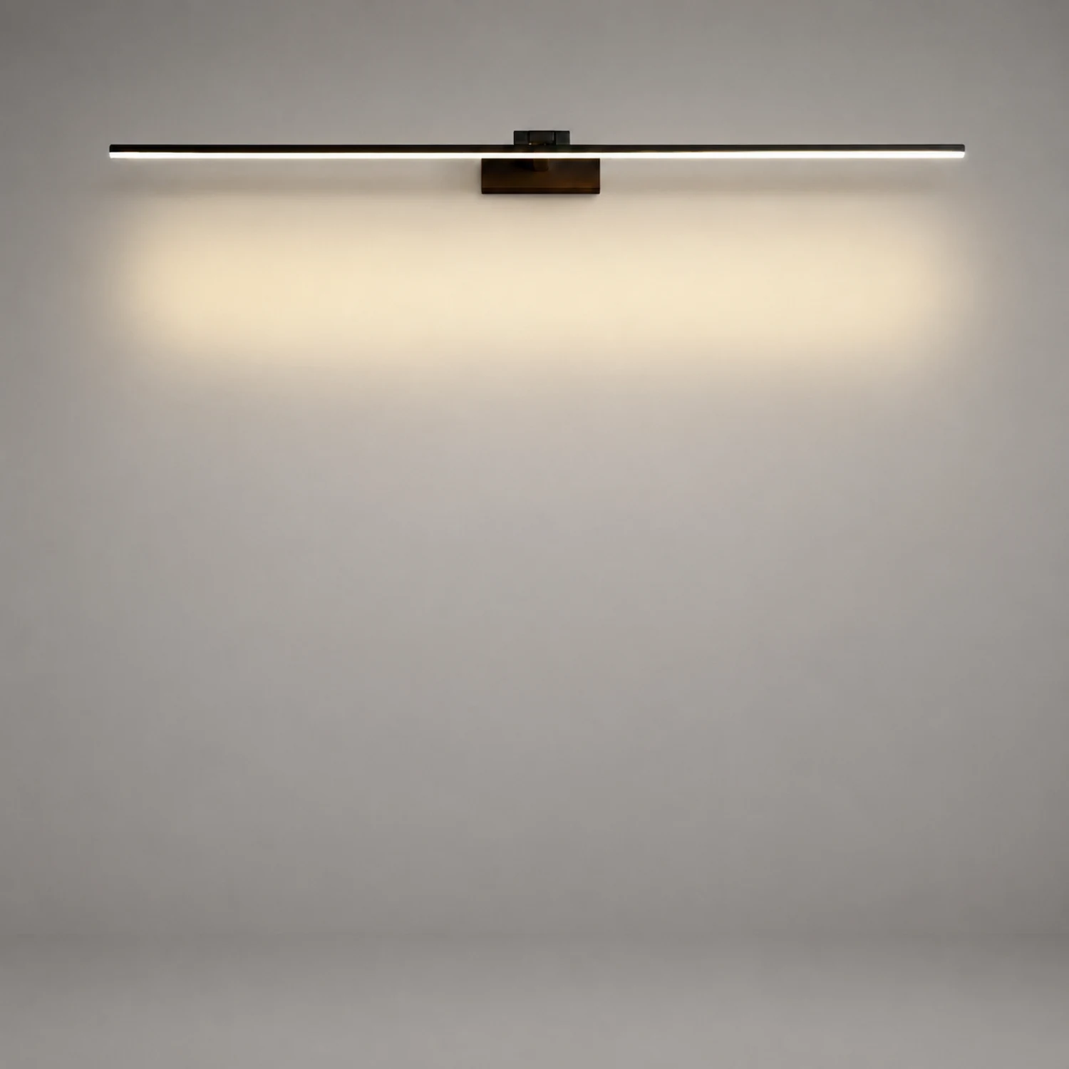Leigh Modern Bar Mirror Front Vanity Metal Wall Lamp, Black&White - Lumpaz