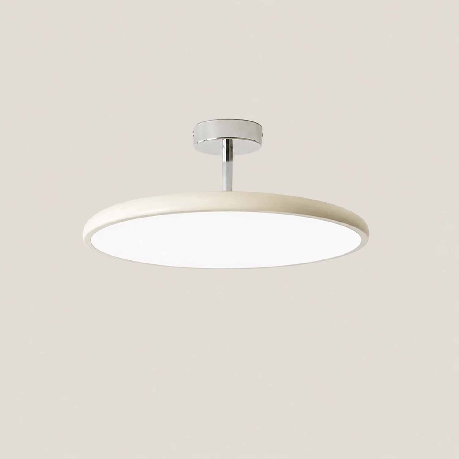Valentina Vintage Flush Mount Ceiling Light Metal Red/White/Green LED Bedroom - Lumpaz