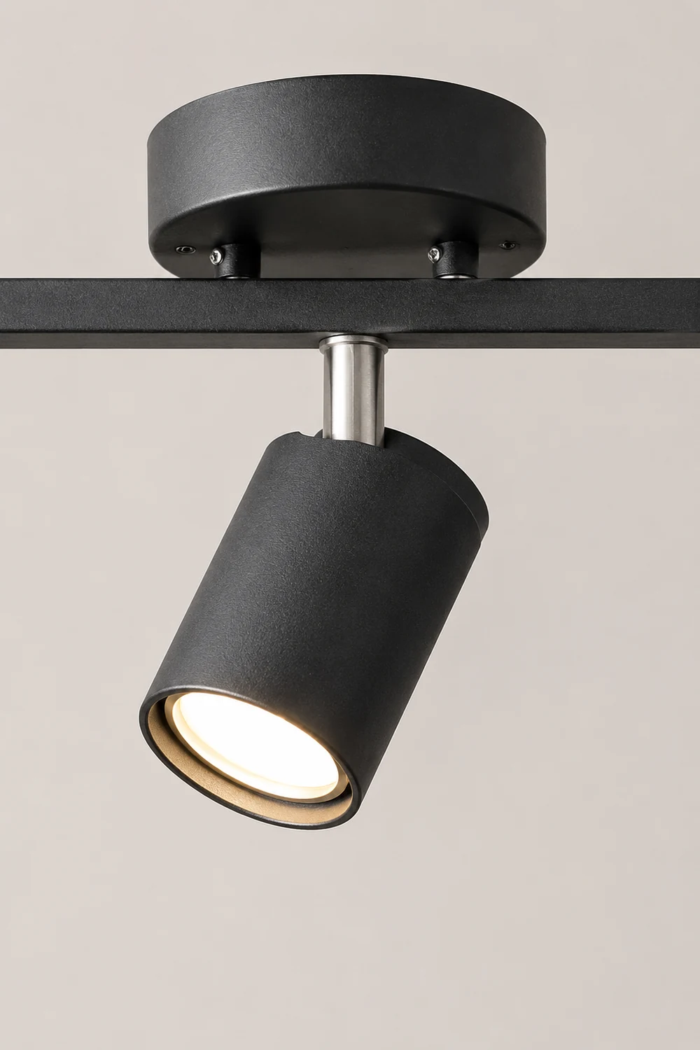 Haney Black Modern Ceiling Light Spotlight Cast, 3 Color, 3/4/5/6 Head - Lumpaz