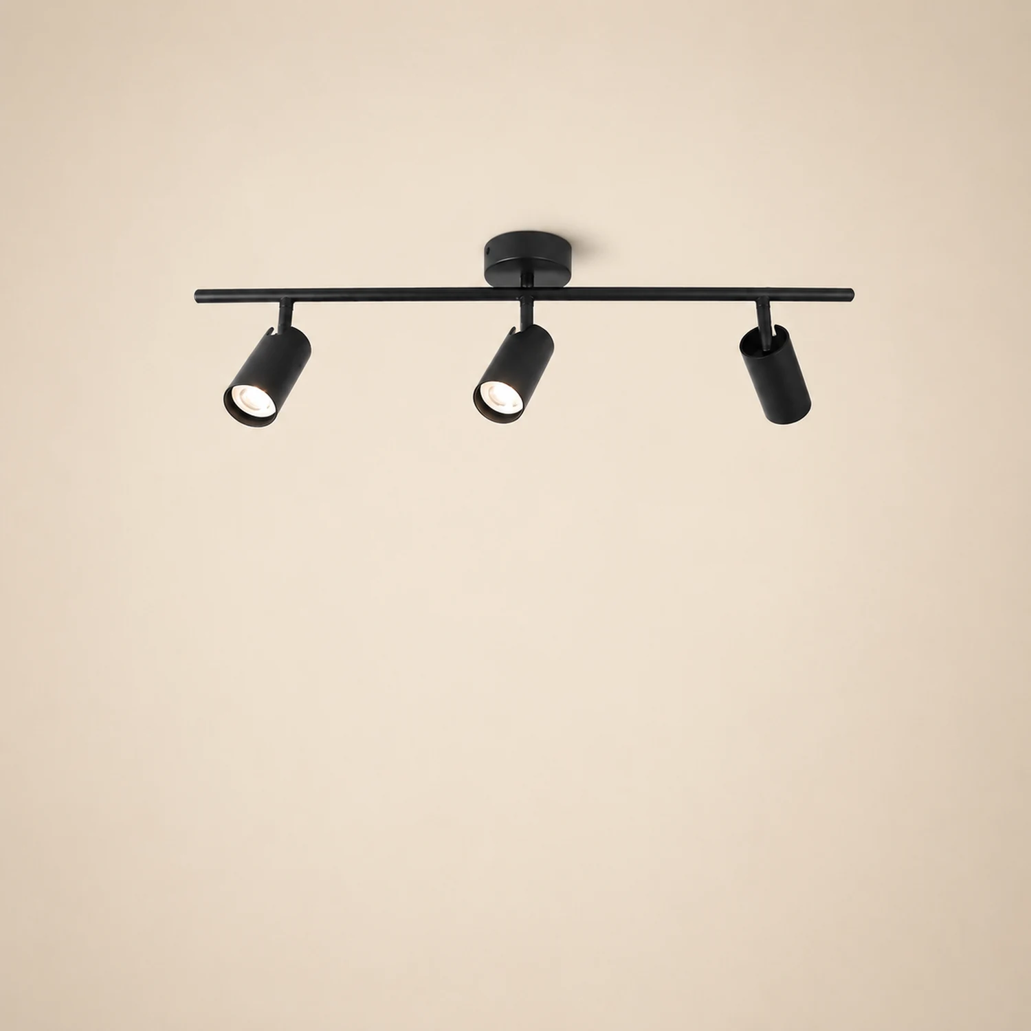 Haney Black Modern Ceiling Light Spotlight Cast, 3 Color, 3/4/5/6 Head - Lumpaz