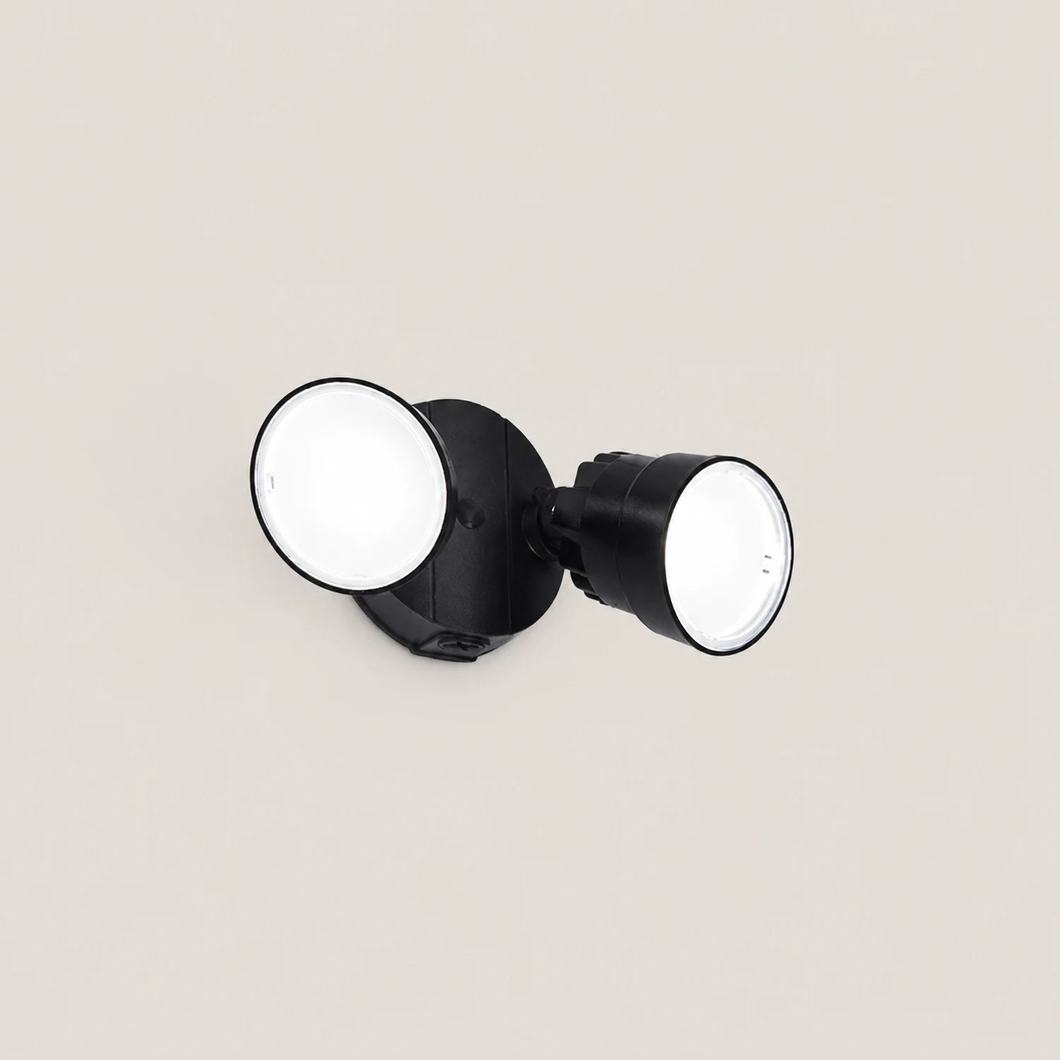 Orr Modern Camera Shape Metal/Acrylic Outdoor Waterproof Wall Lamp Spotlight, Black - Lumpaz
