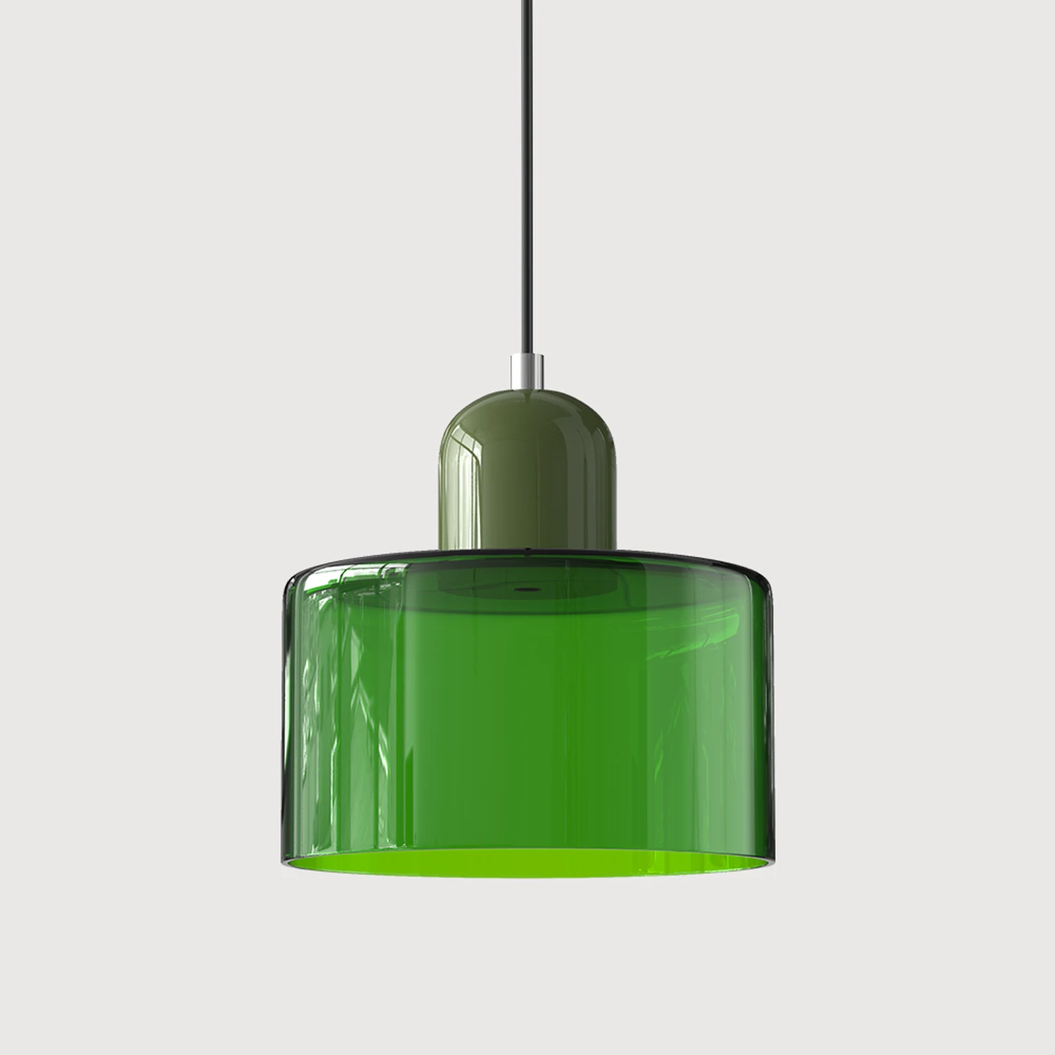 Morandi Modern White Glass Kitchen Island Pendant Light - Lumpaz