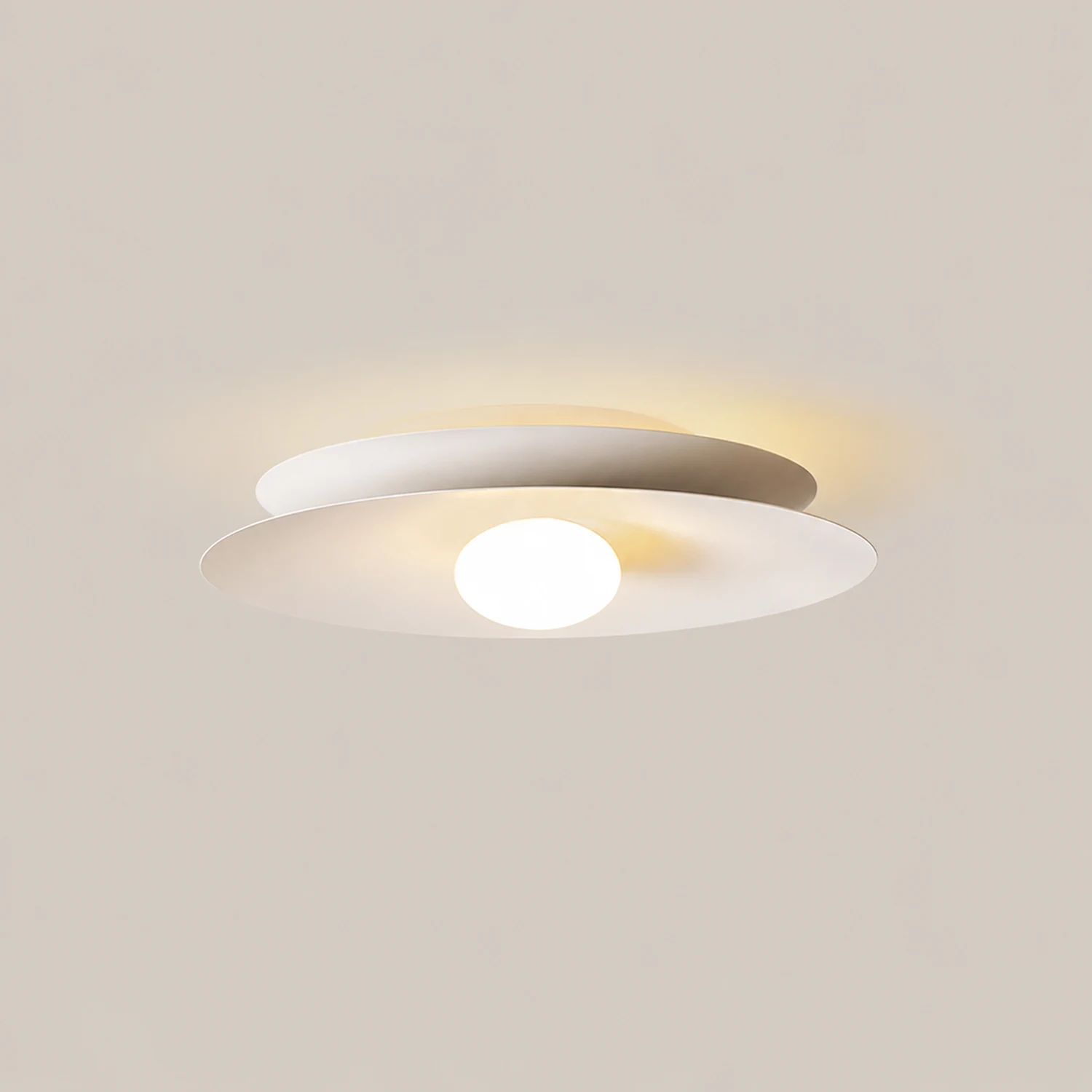 Bella Modern LED Ceiling Light White Red Black Lamp Metal Balcony - Lumpaz