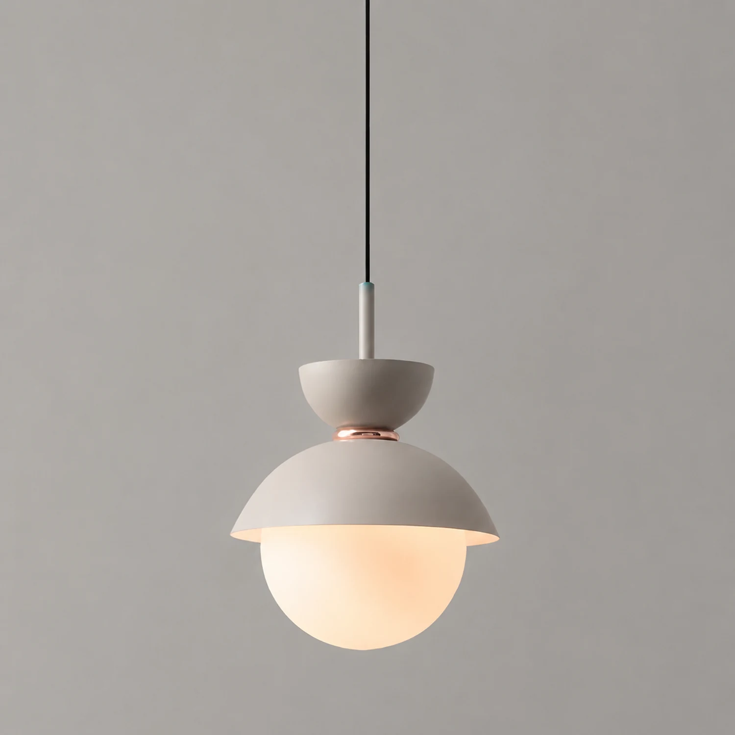 Cairns Nordic Metal Colorful Globe Pendant Light, Bedroom - Lumpaz