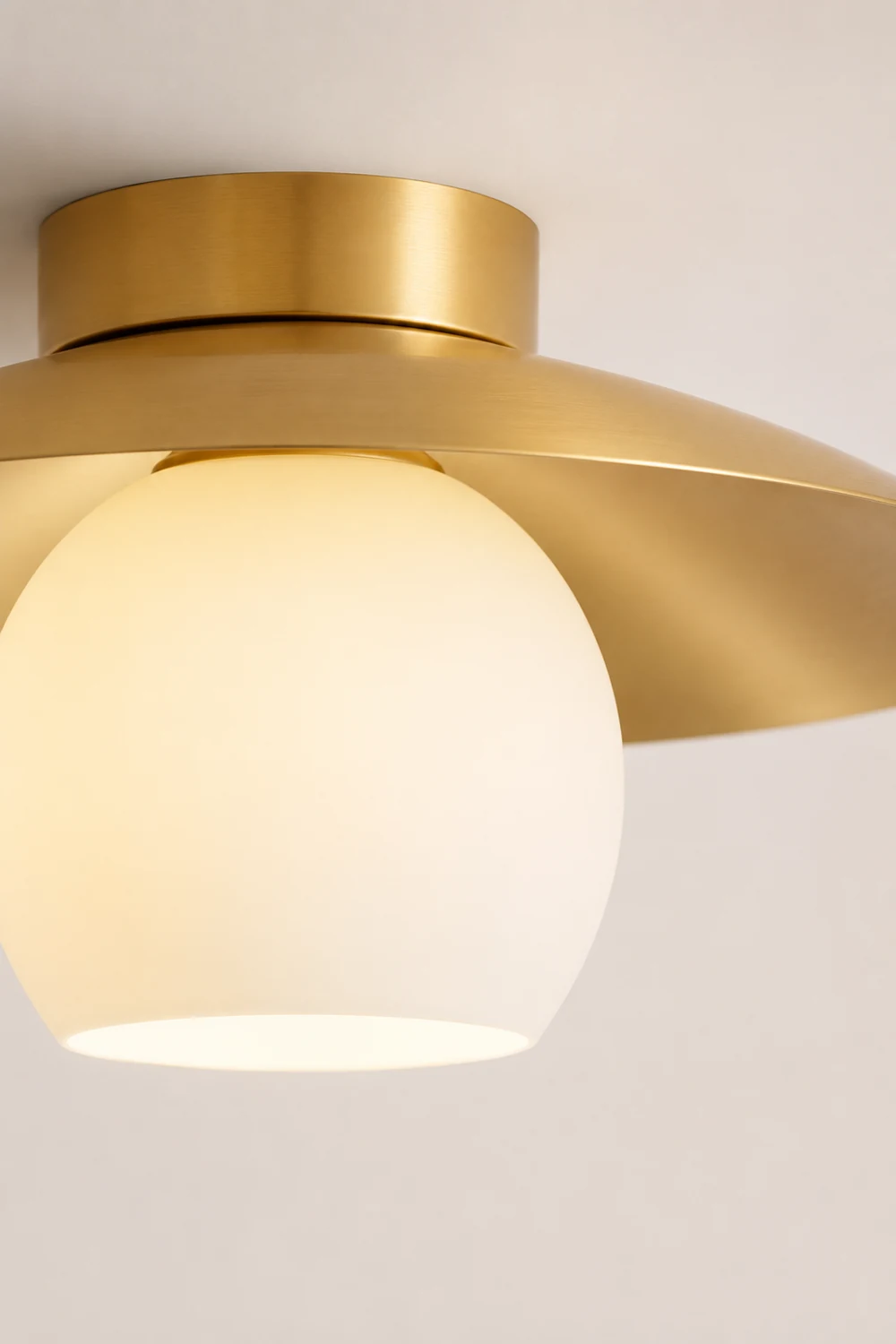 Carins Nordic Retro LED Ceiling Light Metal Glass Corridor Balcony - Lumpaz
