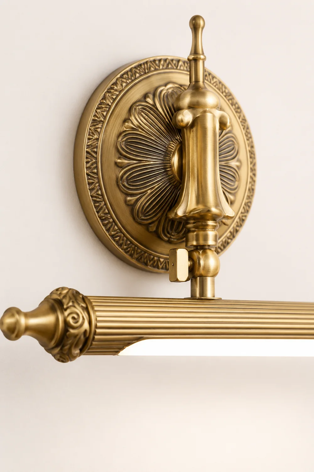 Félicie Vintage Linear Resin&Glass Wall Lamps, Gold - Lumpaz