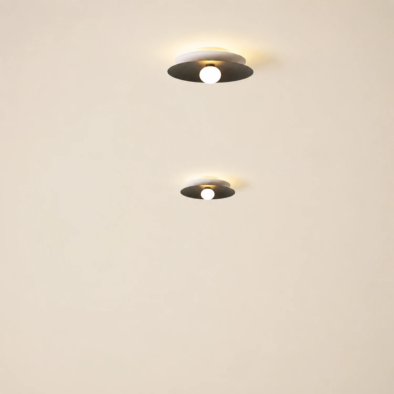 Bella Modern LED Ceiling Light White Red Black Lamp Metal Balcony - Lumpaz