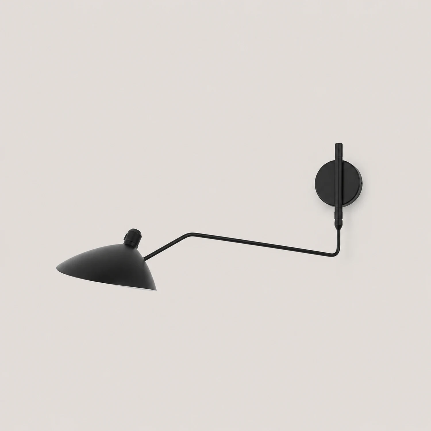 Schmitt Wall Lamp Industry, Metal, Black, Living Room - Lumpaz