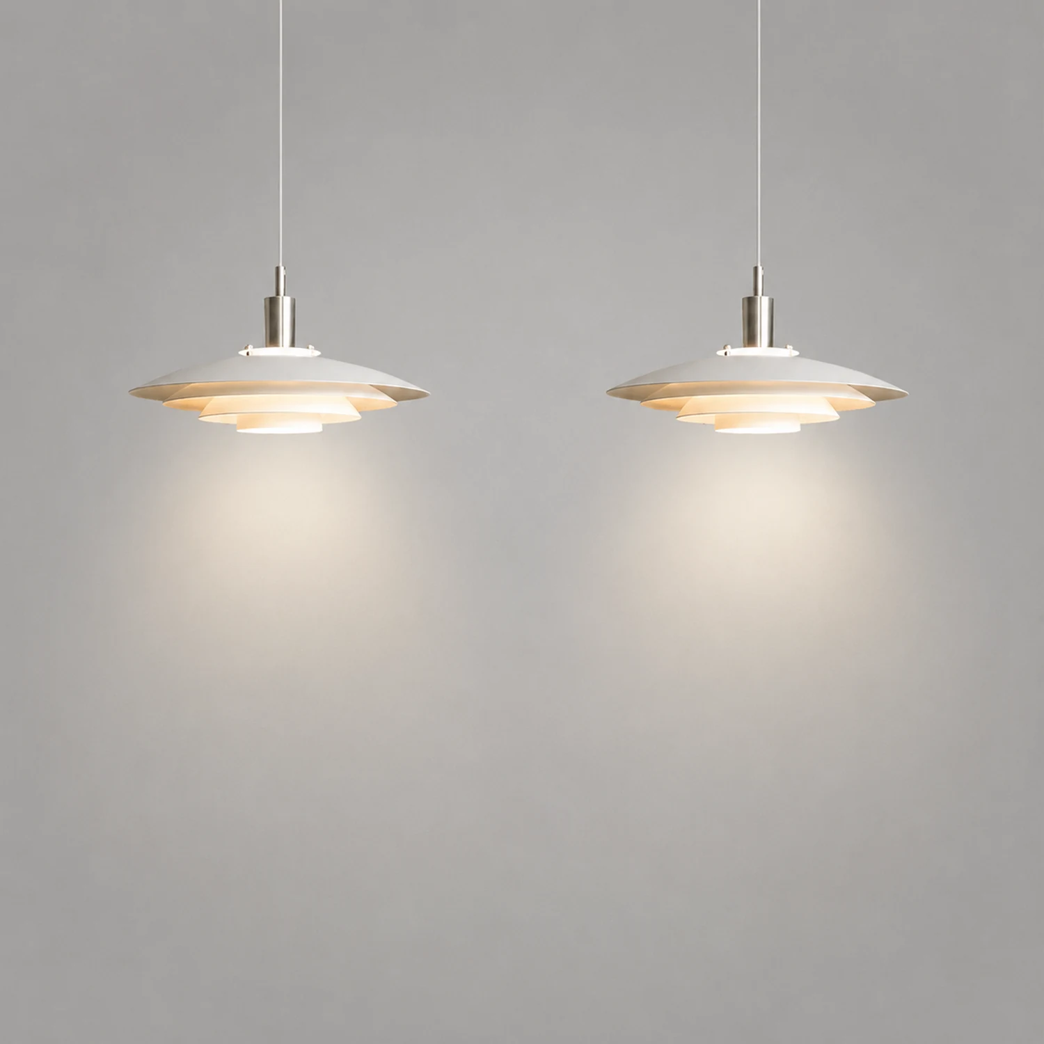 Carins Cluster White Nordic Pendant Light Living Room/Kitchen - Lumpaz