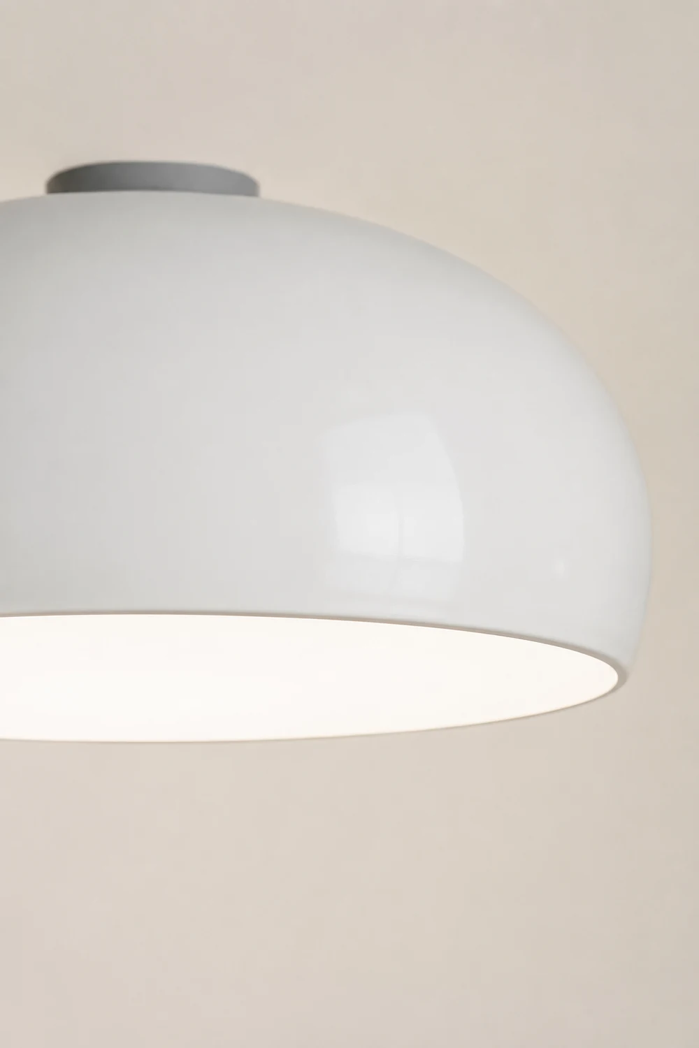 Morandi Vintage LED Ceiling Light White/Black/Red/Orange Metal Bedroom/Living Room - Lumpaz
